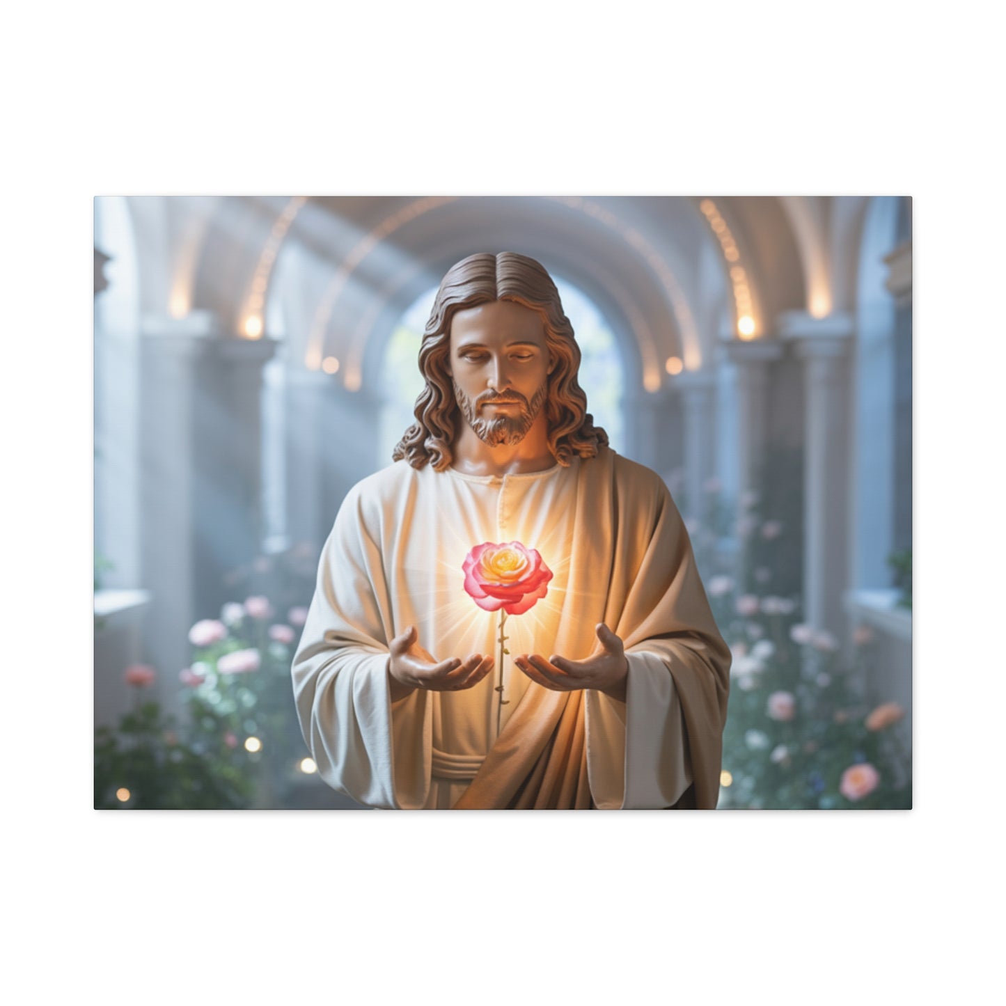 Inspirational Jesus Canvas Art, Religious Wall Decor, Faith-Based Home Decoration, Spiritual Gift for Believers, Church Wall Hanging, [...]