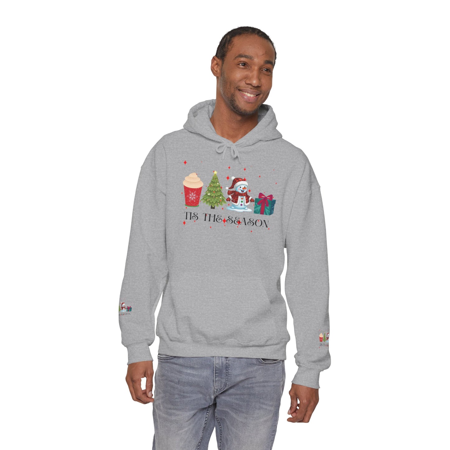 Festive Holiday Hoodie - 'Tis the Season Sweatshirt