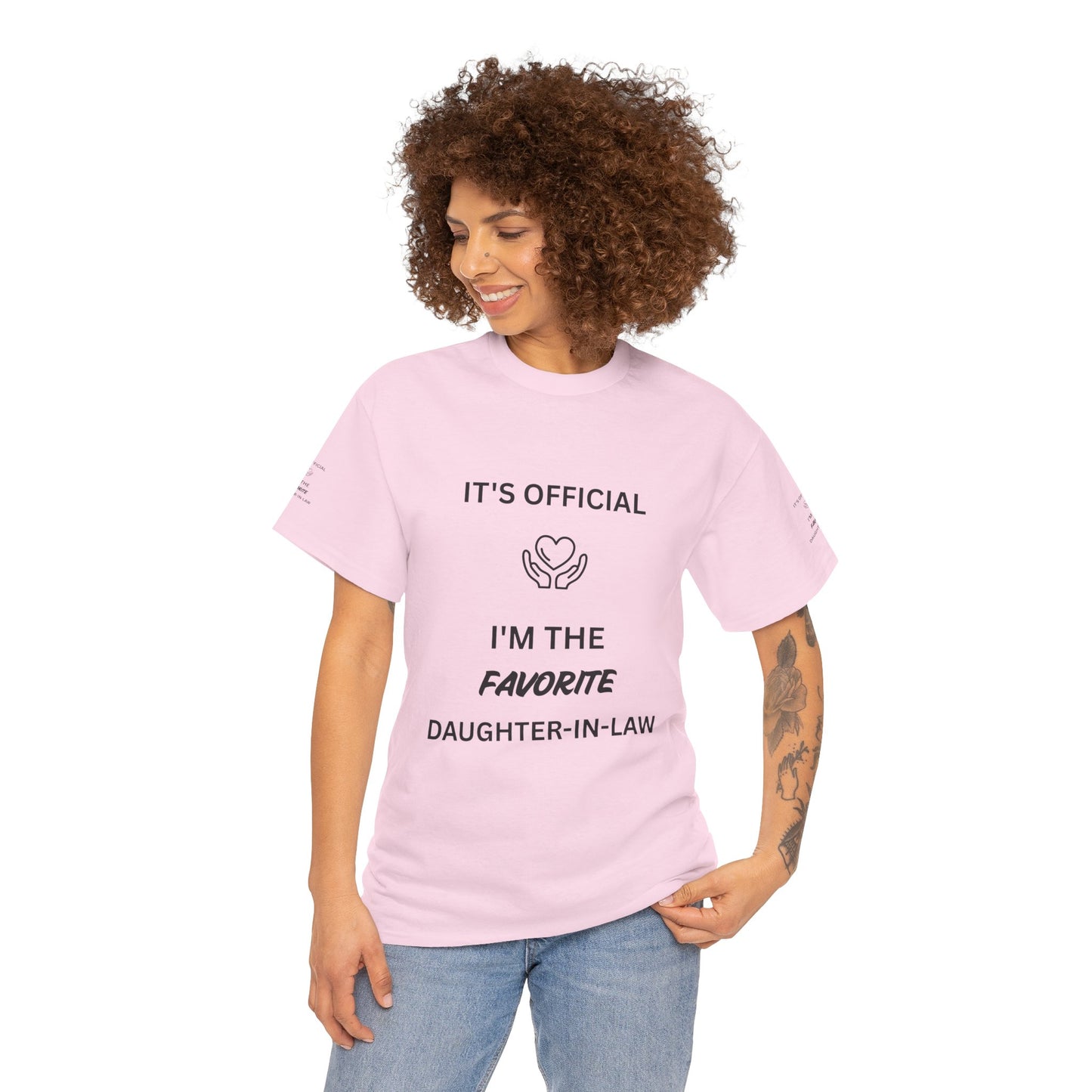 Favorite Daughter-in-Law T-Shirt - "It's Official I'm the Favorite" Gift Tee
