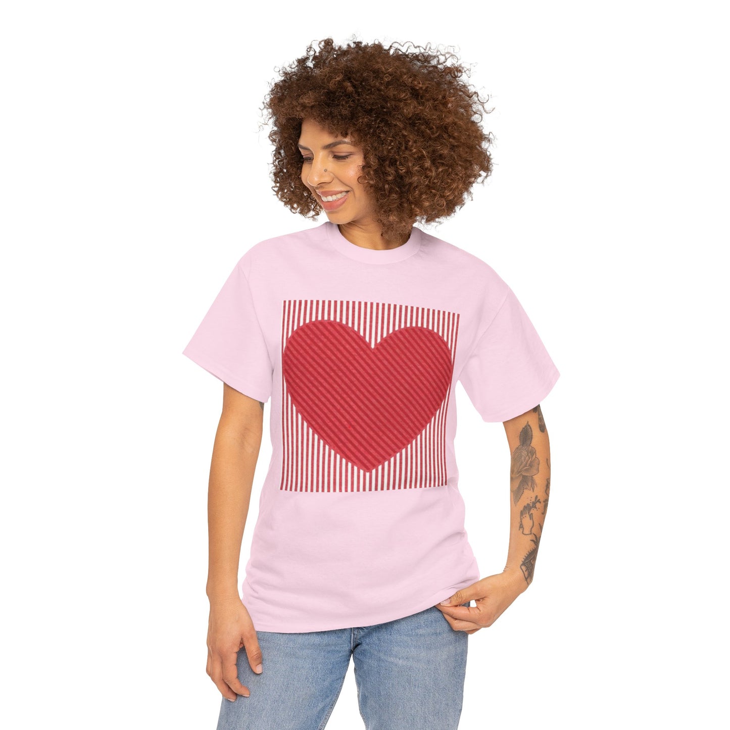 Valentines Hearts Tee, Retro Love Heart Graphic