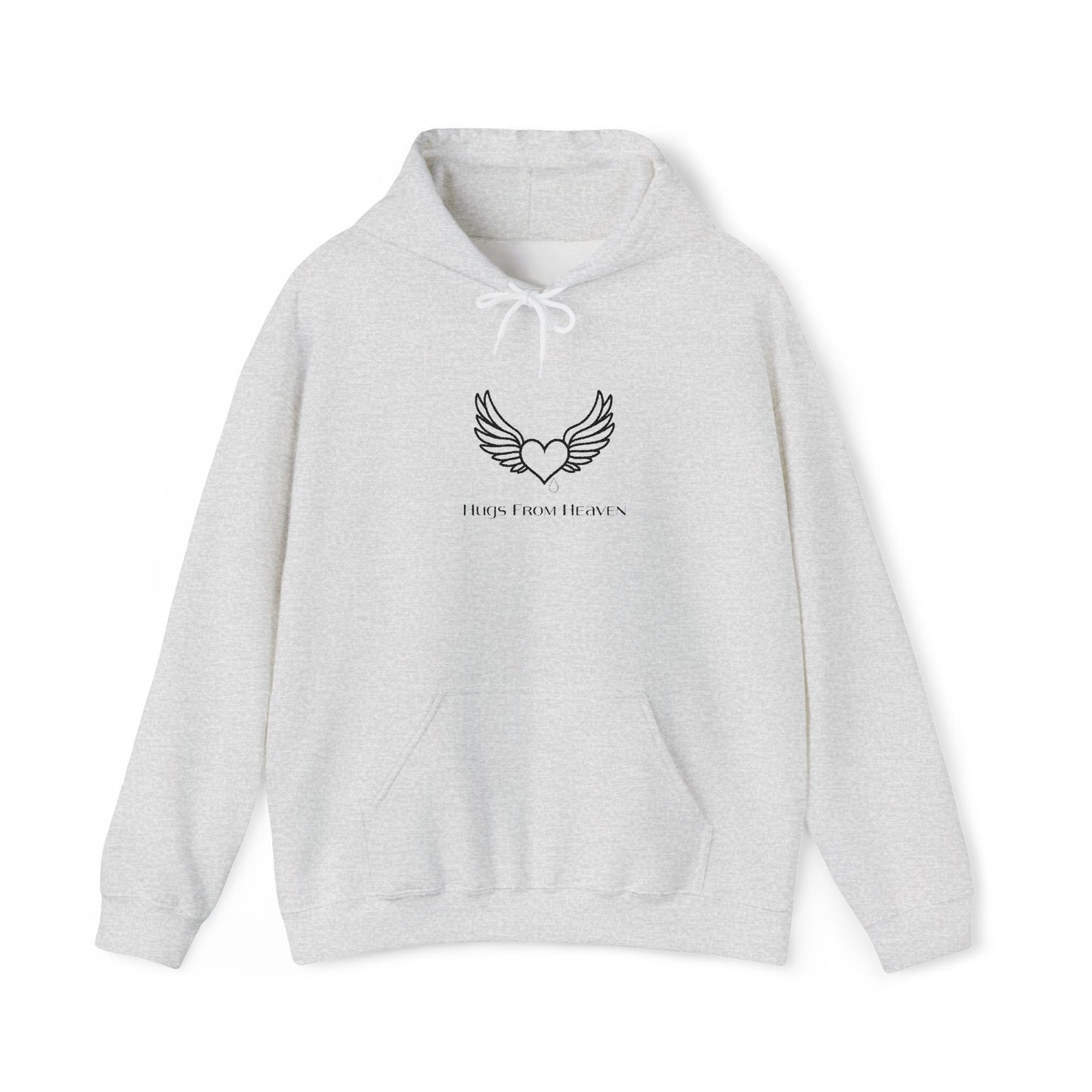 Hugs From Heaven Hoodie — Heart & Wings Memorial Sweatshirt