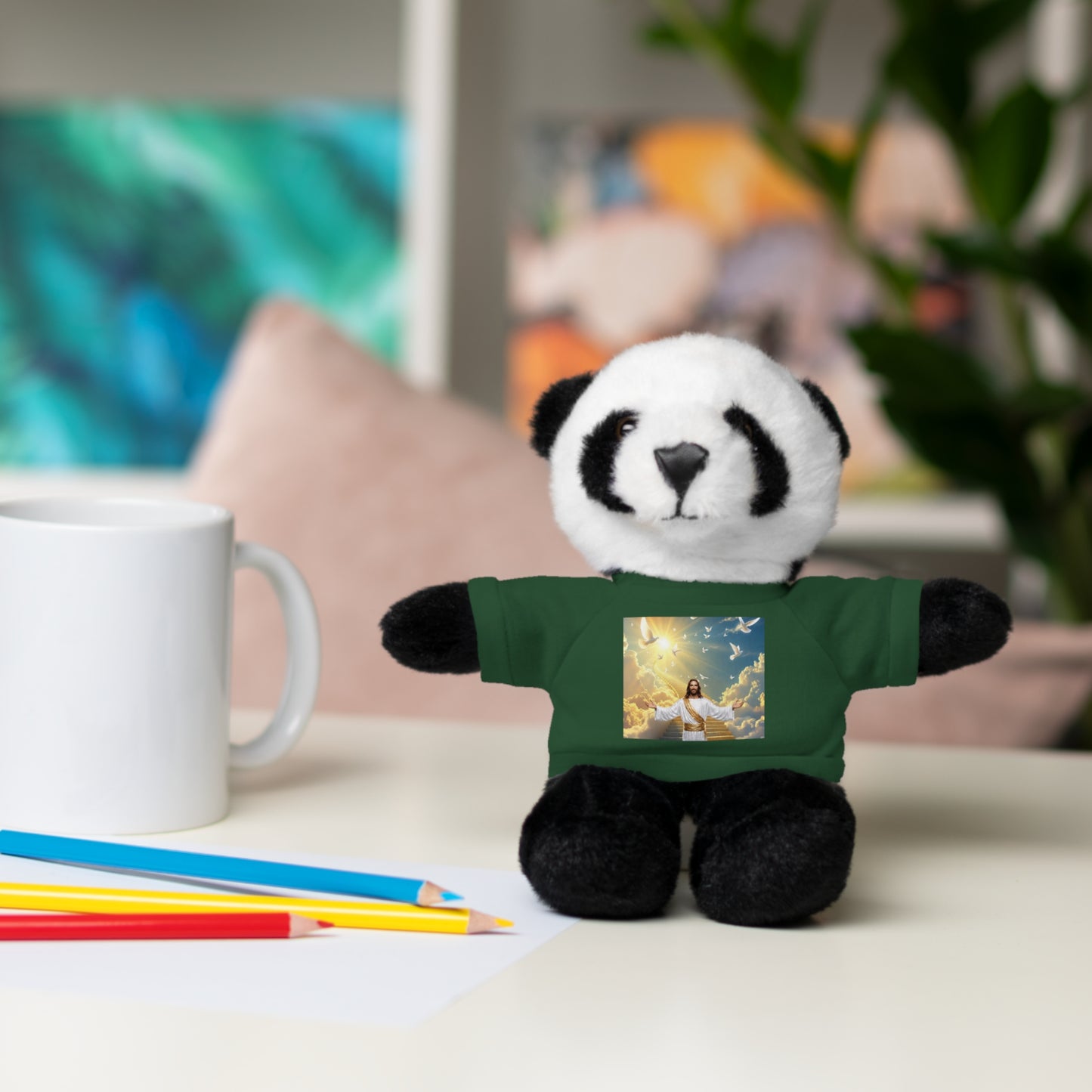 Cute Stuffed Animals with Custom Tee