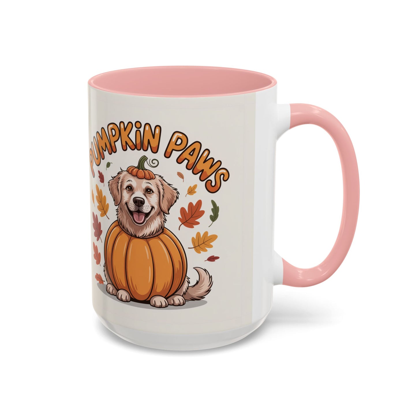 Fall Pumpkin Paws Coffee Mug, Dog Lover Gift, Autumn Home Decor, Cute Pet Mug, Halloween Coffee Cup, Seasonal Drinkware