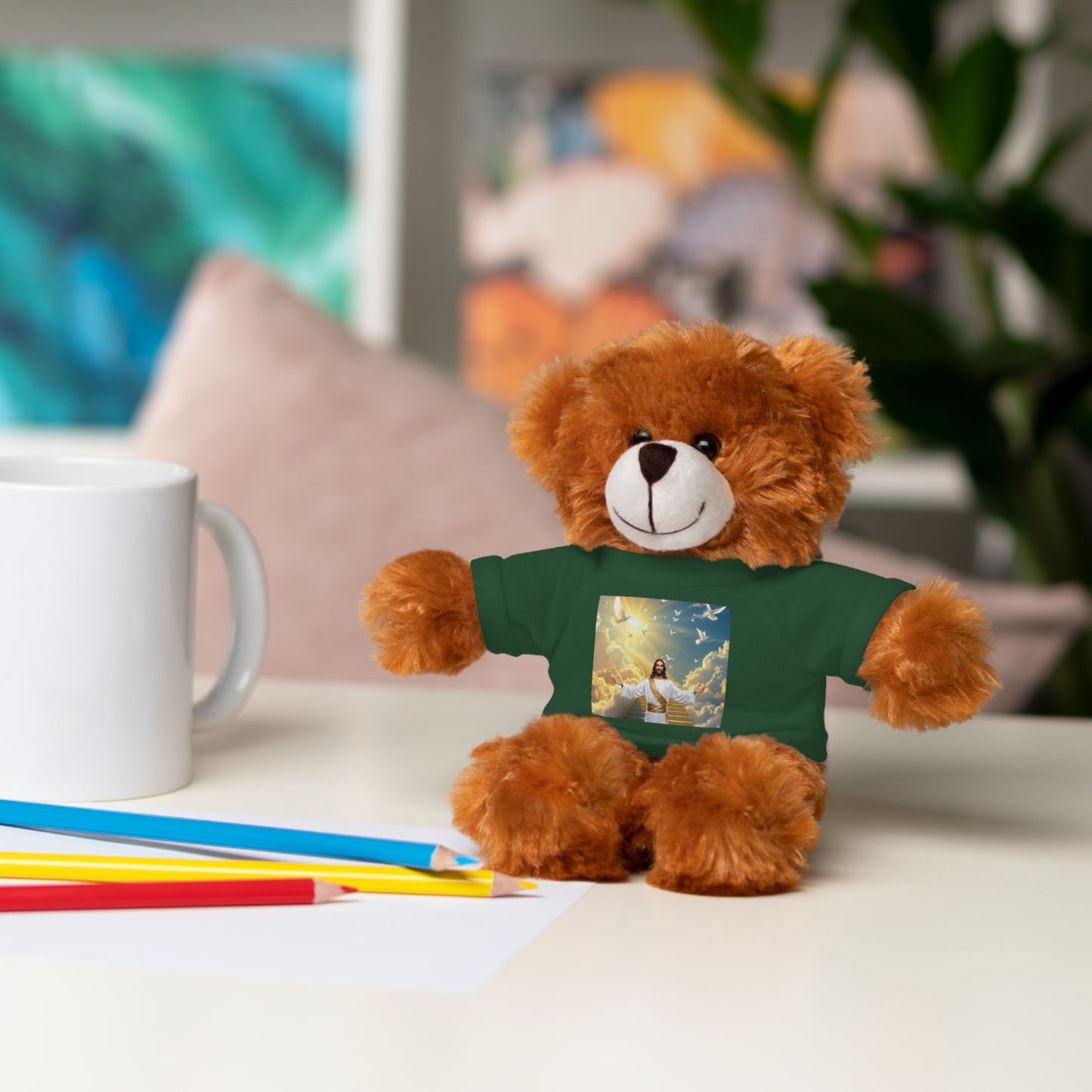 Cute Stuffed Animals with Custom Tee