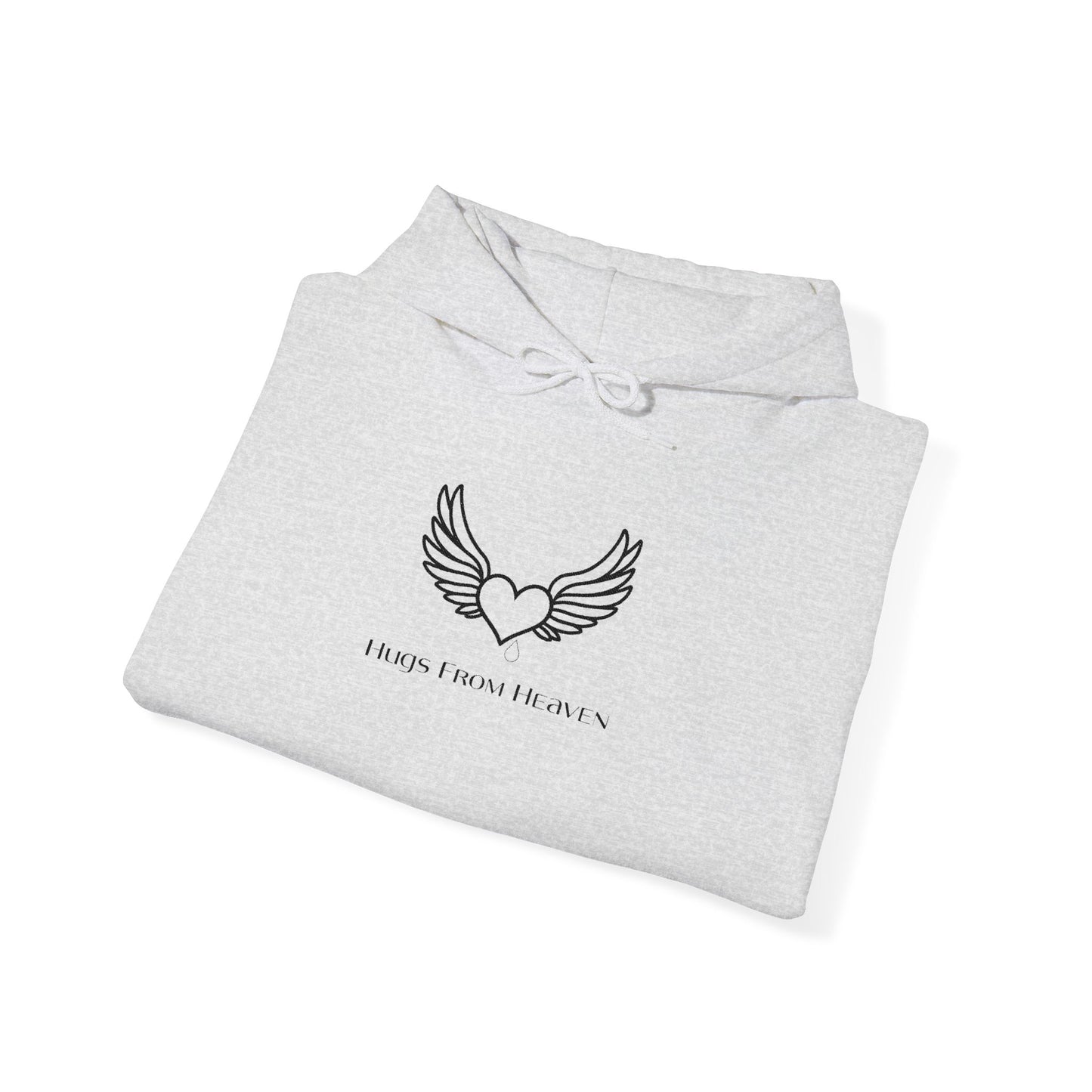 Hugs From Heaven Hoodie — Heart & Wings Memorial Sweatshirt