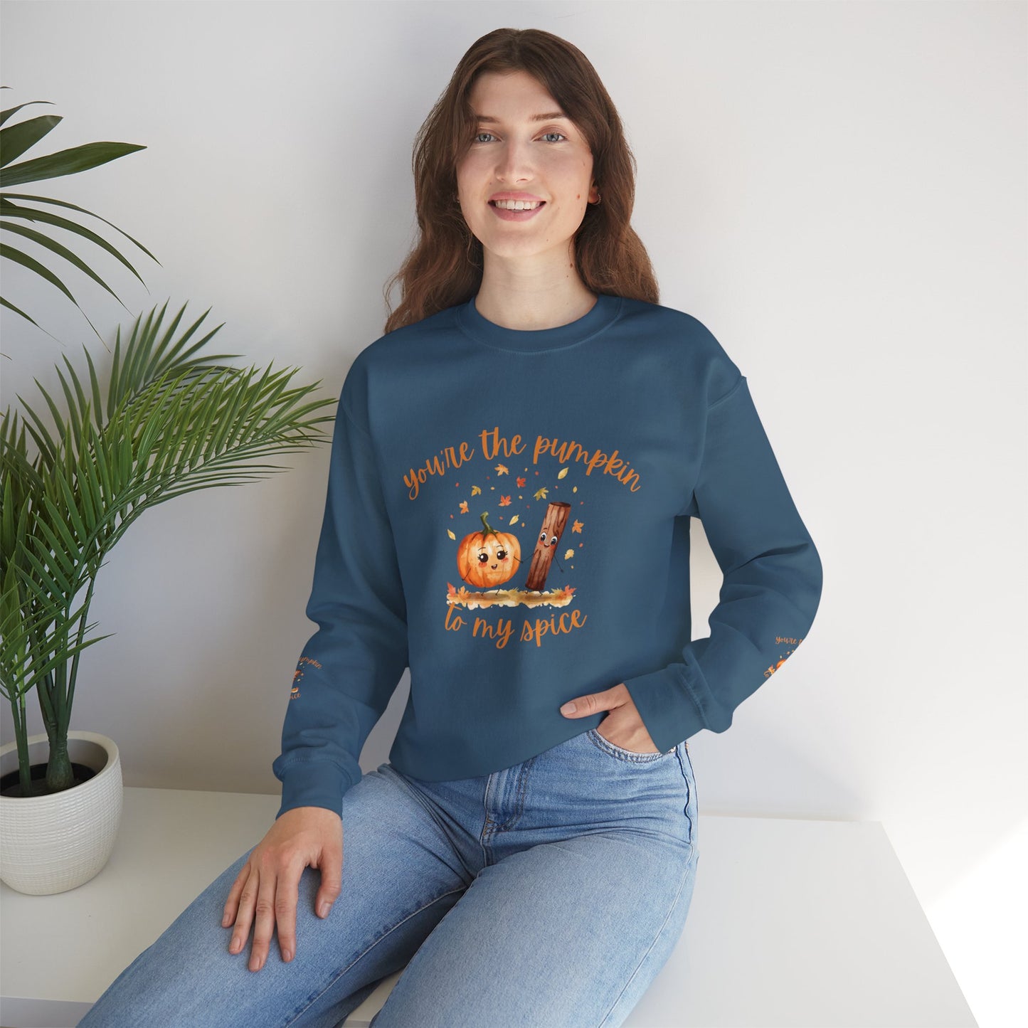 Pumpkin Spice Sweatshirt - Cozy Fall Crewneck for Halloween, Autumn Fashion, Gifts for Her, Couples Matching Outfits, Seasonal Style