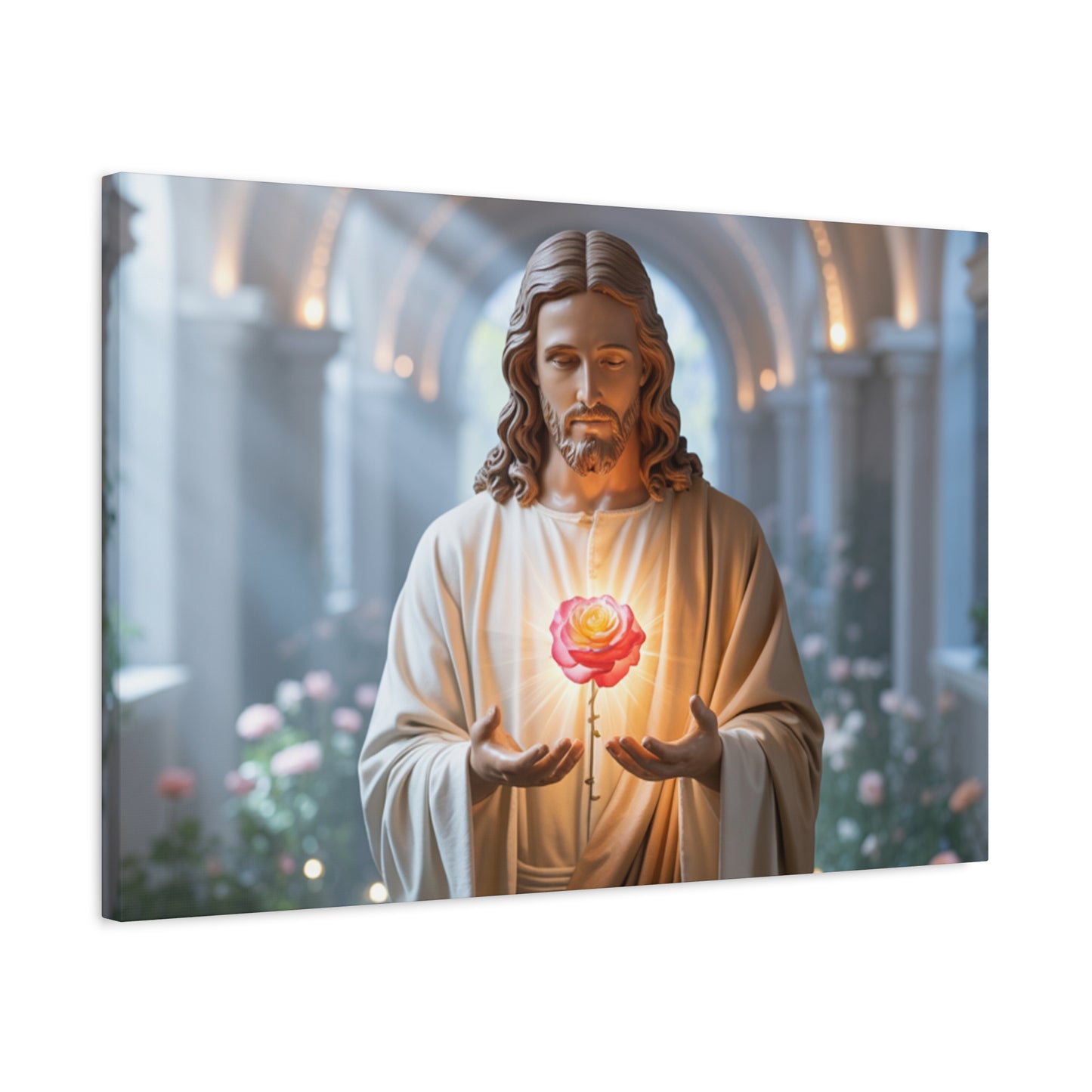 Inspirational Jesus Canvas Art, Religious Wall Decor, Faith-Based Home Decoration, Spiritual Gift for Believers, Church Wall Hanging, [...]