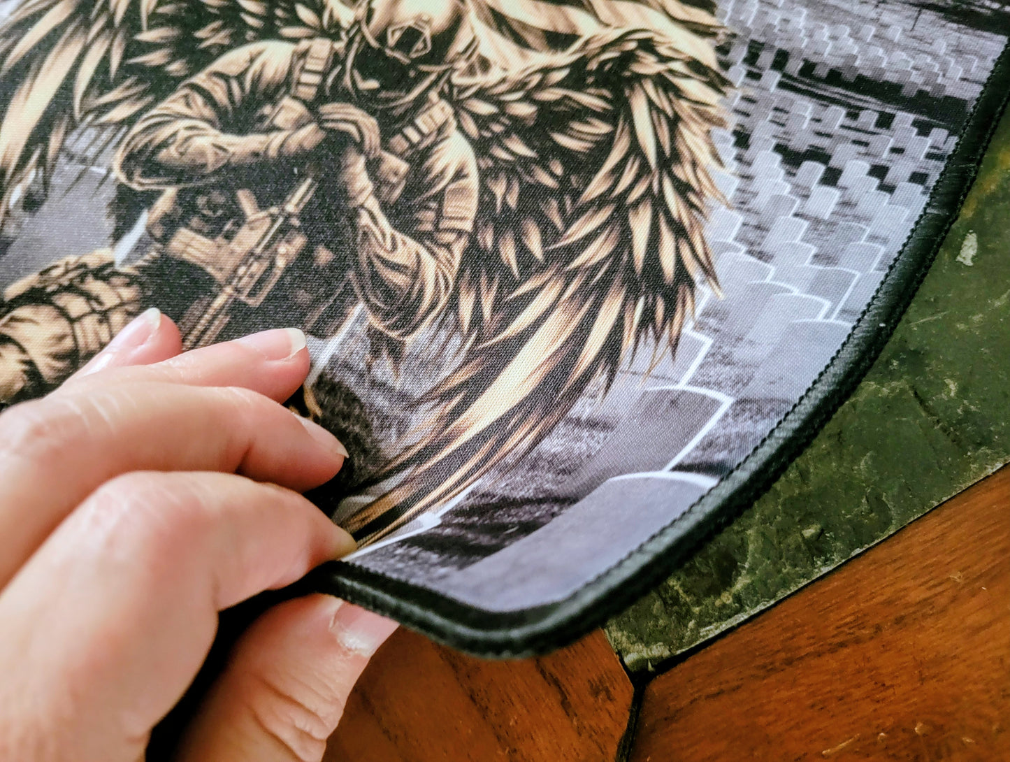 Military Tribute Mouse Pad - Non-Slip Rubber Base