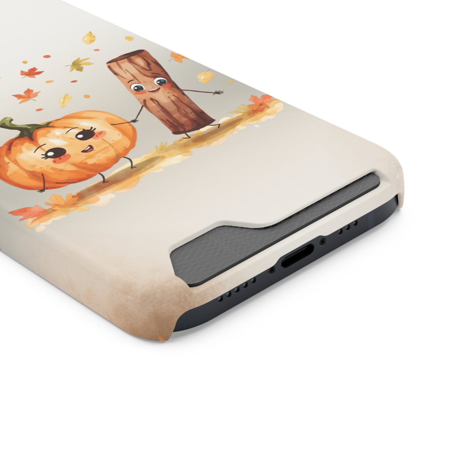 Phone Case - Pumpkin & Spice Card Holder