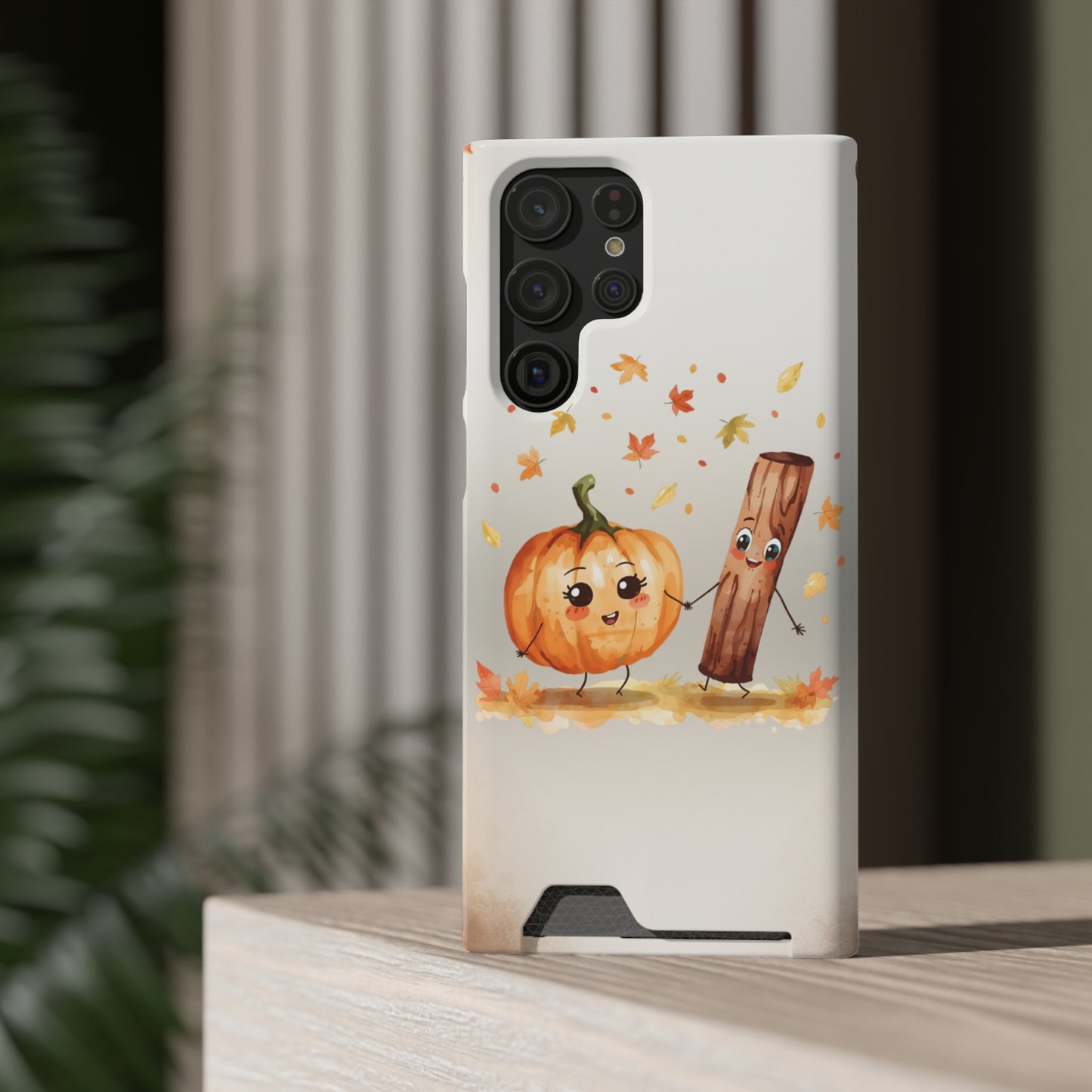 Phone Case - Pumpkin & Spice Card Holder