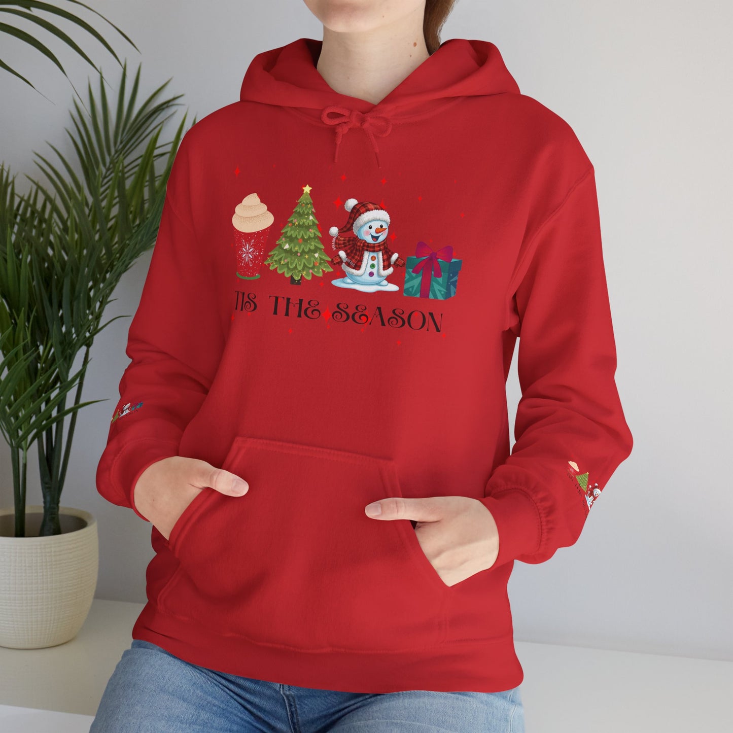 Festive Holiday Hoodie - 'Tis the Season Sweatshirt