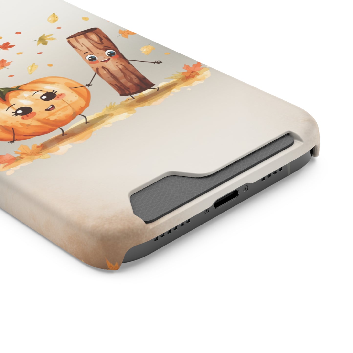 Phone Case - Pumpkin & Spice Card Holder