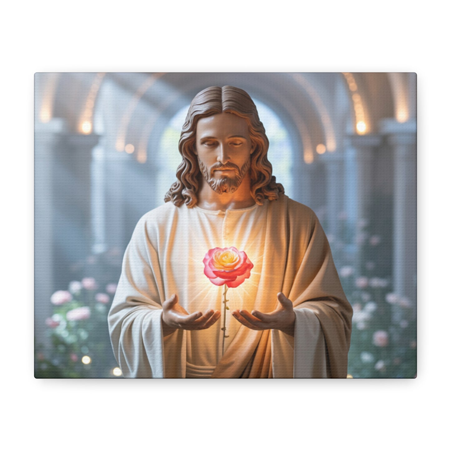 Inspirational Jesus Canvas Art, Religious Wall Decor, Faith-Based Home Decoration, Spiritual Gift for Believers, Church Wall Hanging, [...]