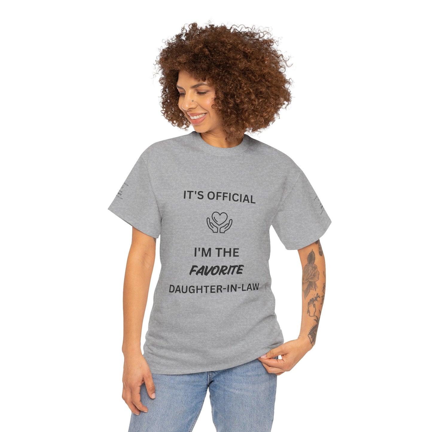 Favorite Daughter-in-Law T-Shirt - "It's Official I'm the Favorite" Gift Tee