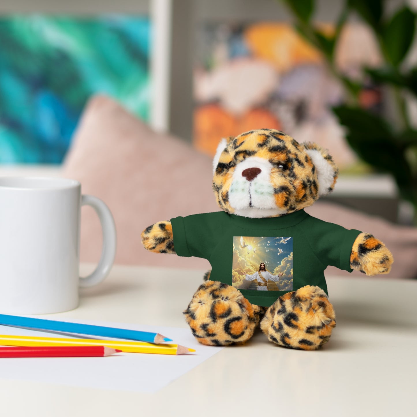 Cute Stuffed Animals with Custom Tee