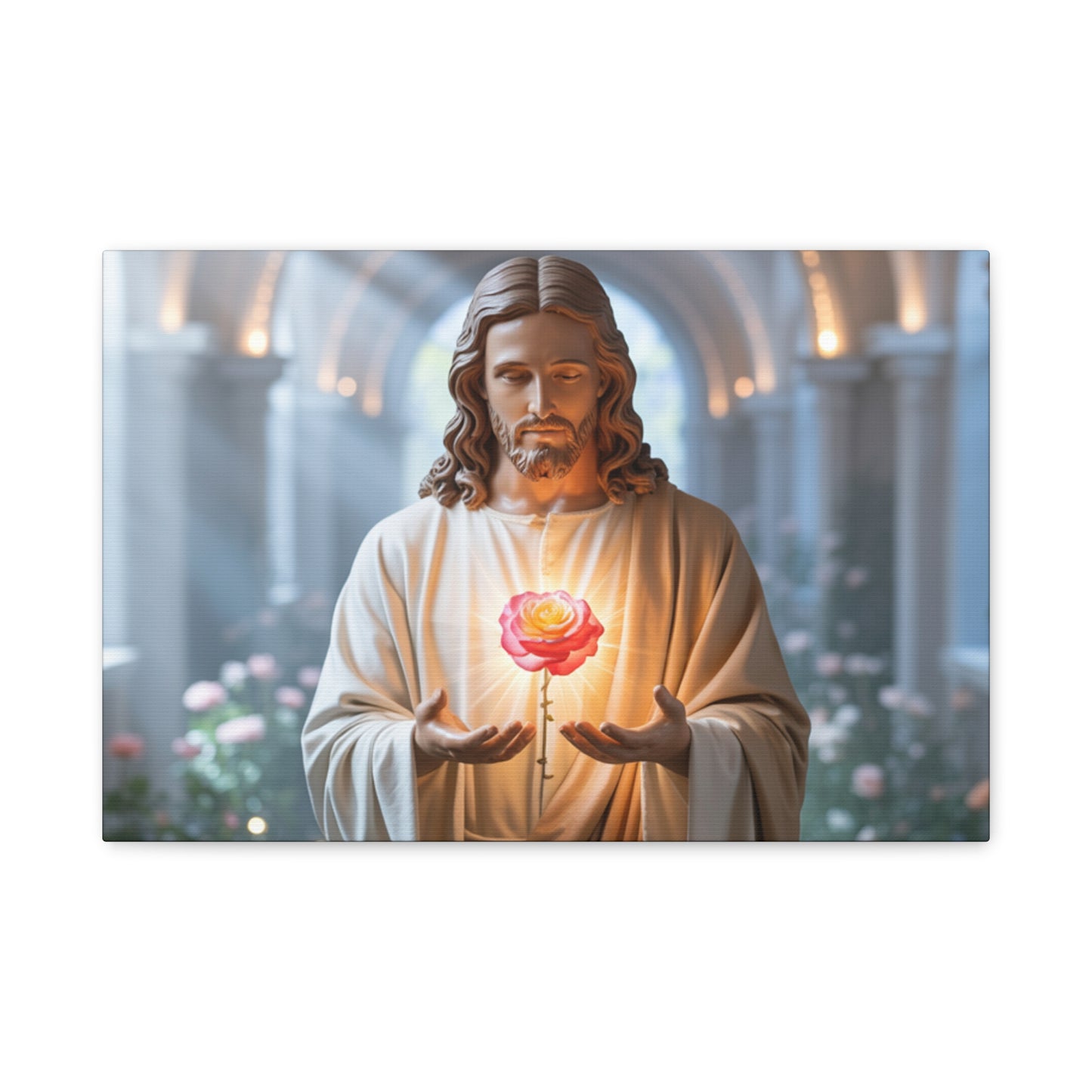 Inspirational Jesus Canvas Art, Religious Wall Decor, Faith-Based Home Decoration, Spiritual Gift for Believers, Church Wall Hanging, [...]