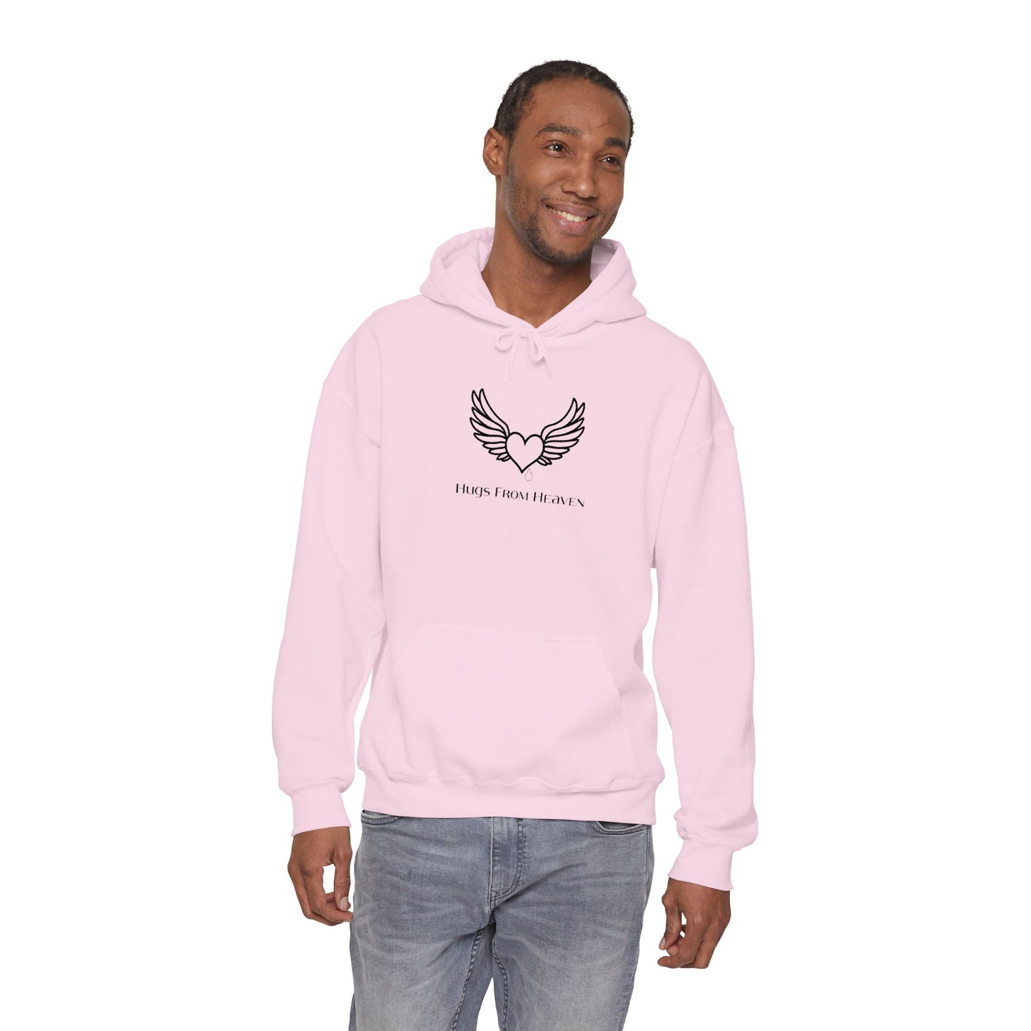 Hugs From Heaven Hoodie — Heart & Wings Memorial Sweatshirt