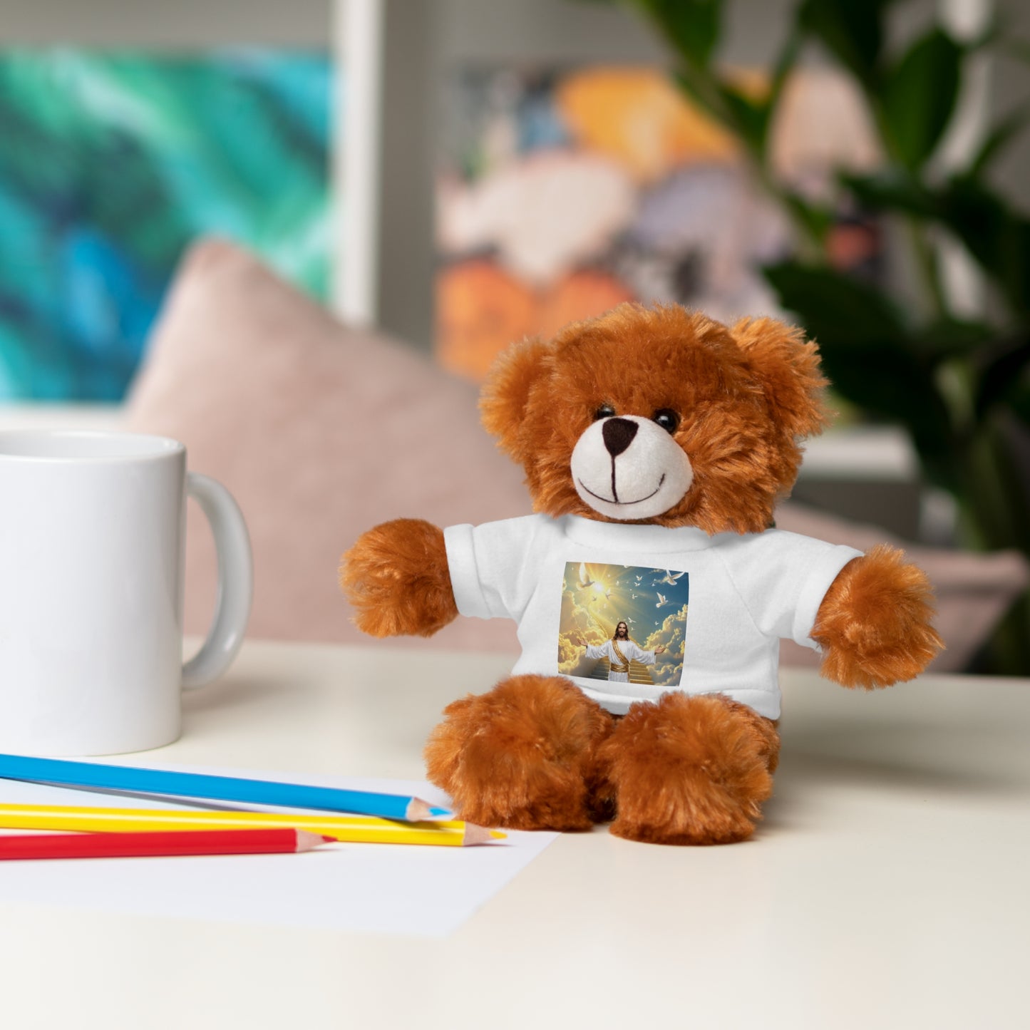 Cute Stuffed Animals with Custom Tee