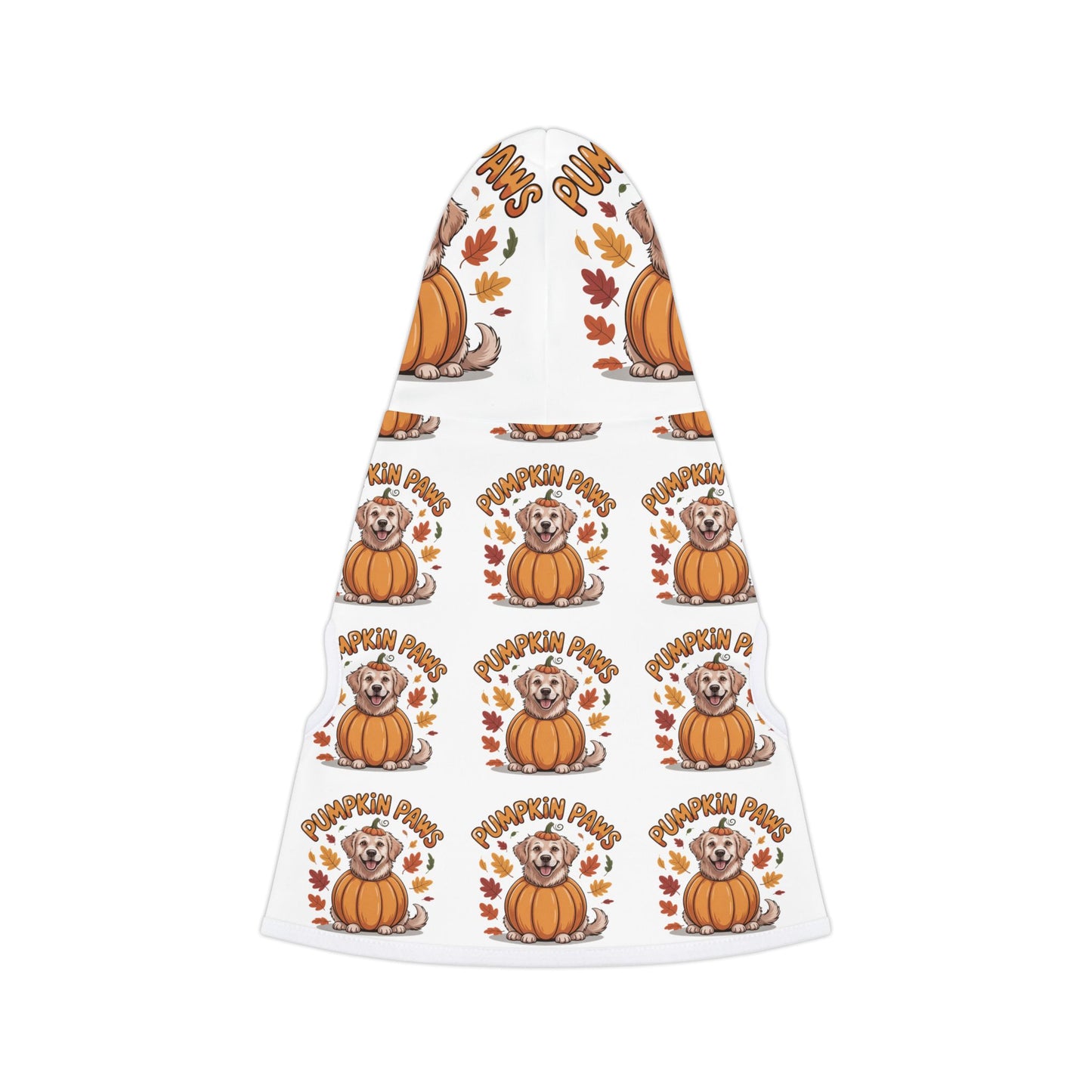 Cozy Autumn Pet Hoodie with Pumpkin Design | Cute Dog Winter Wear, Pet Costume, Halloween Outfits, Fall Fashion for Pets