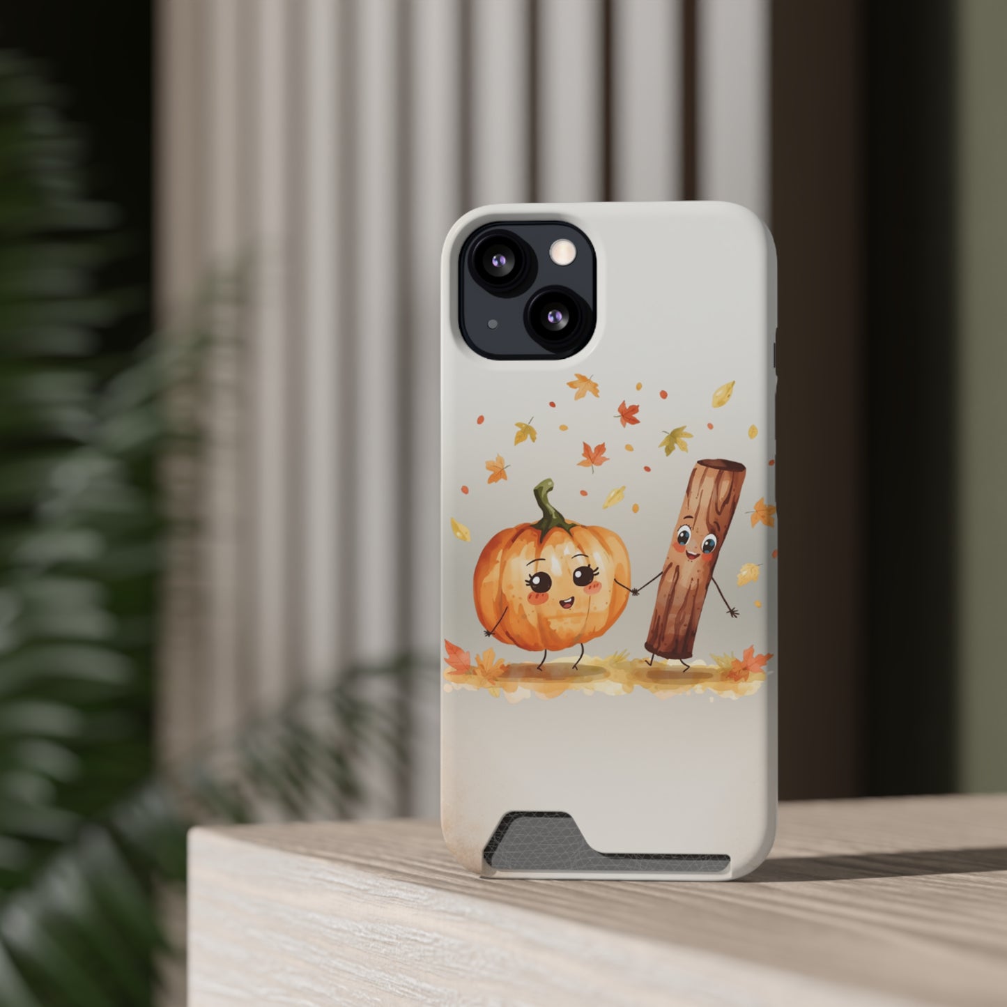 Phone Case - Pumpkin & Spice Card Holder