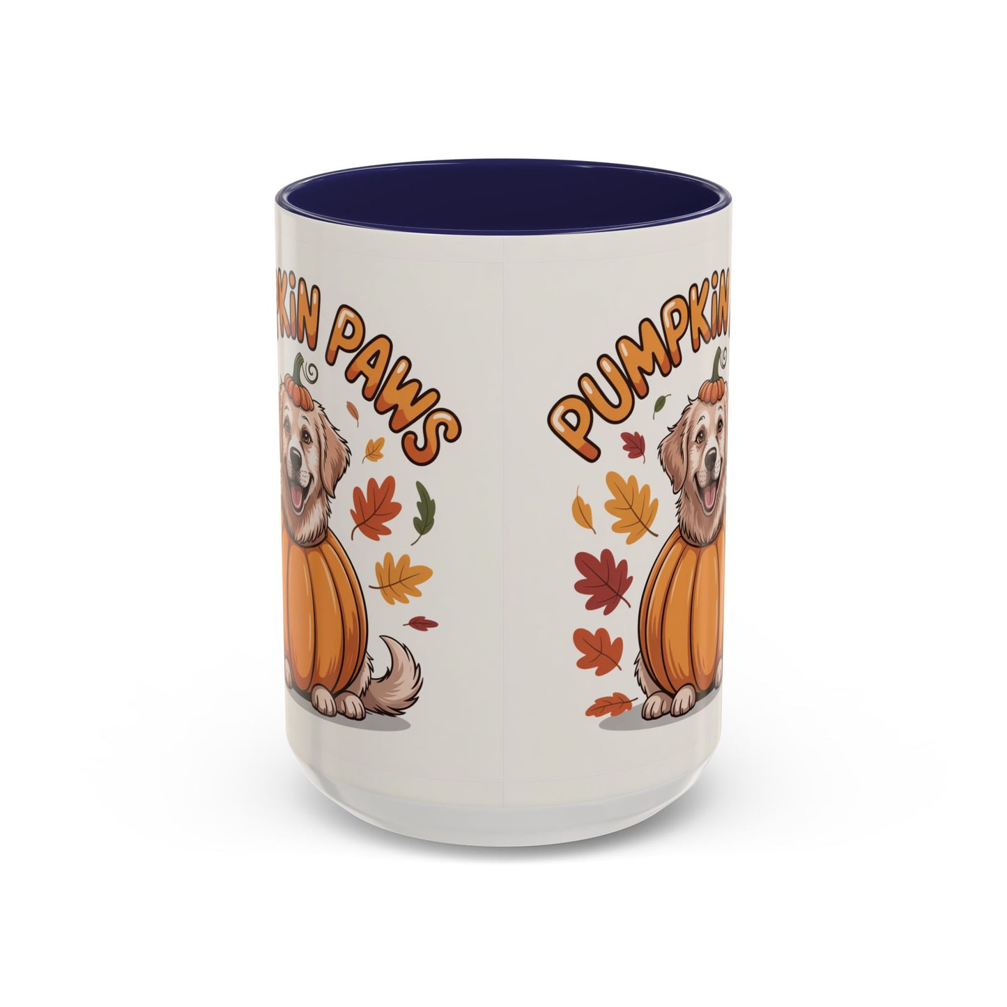 Fall Pumpkin Paws Coffee Mug, Dog Lover Gift, Autumn Home Decor, Cute Pet Mug, Halloween Coffee Cup, Seasonal Drinkware