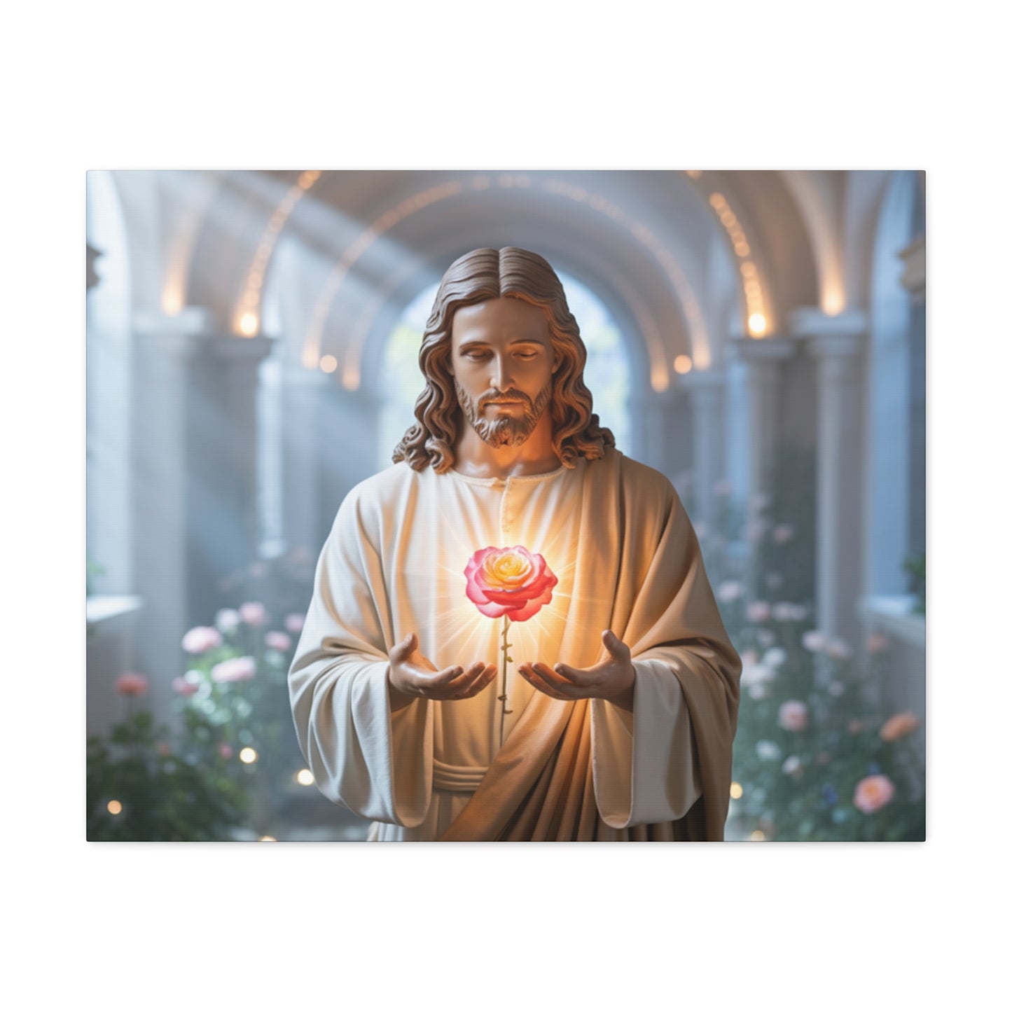 Inspirational Jesus Canvas Art, Religious Wall Decor, Faith-Based Home Decoration, Spiritual Gift for Believers, Church Wall Hanging, [...]