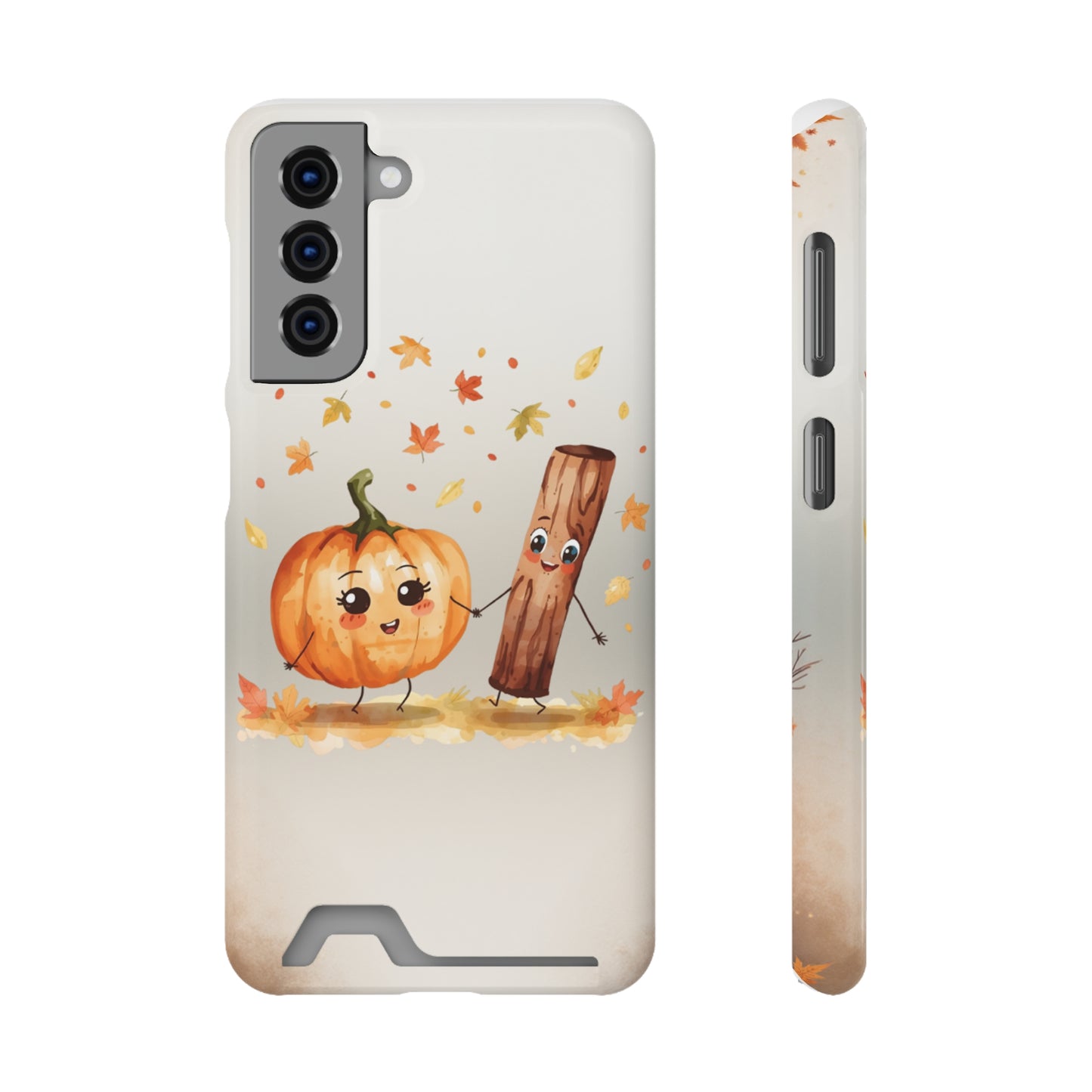Phone Case - Pumpkin & Spice Card Holder