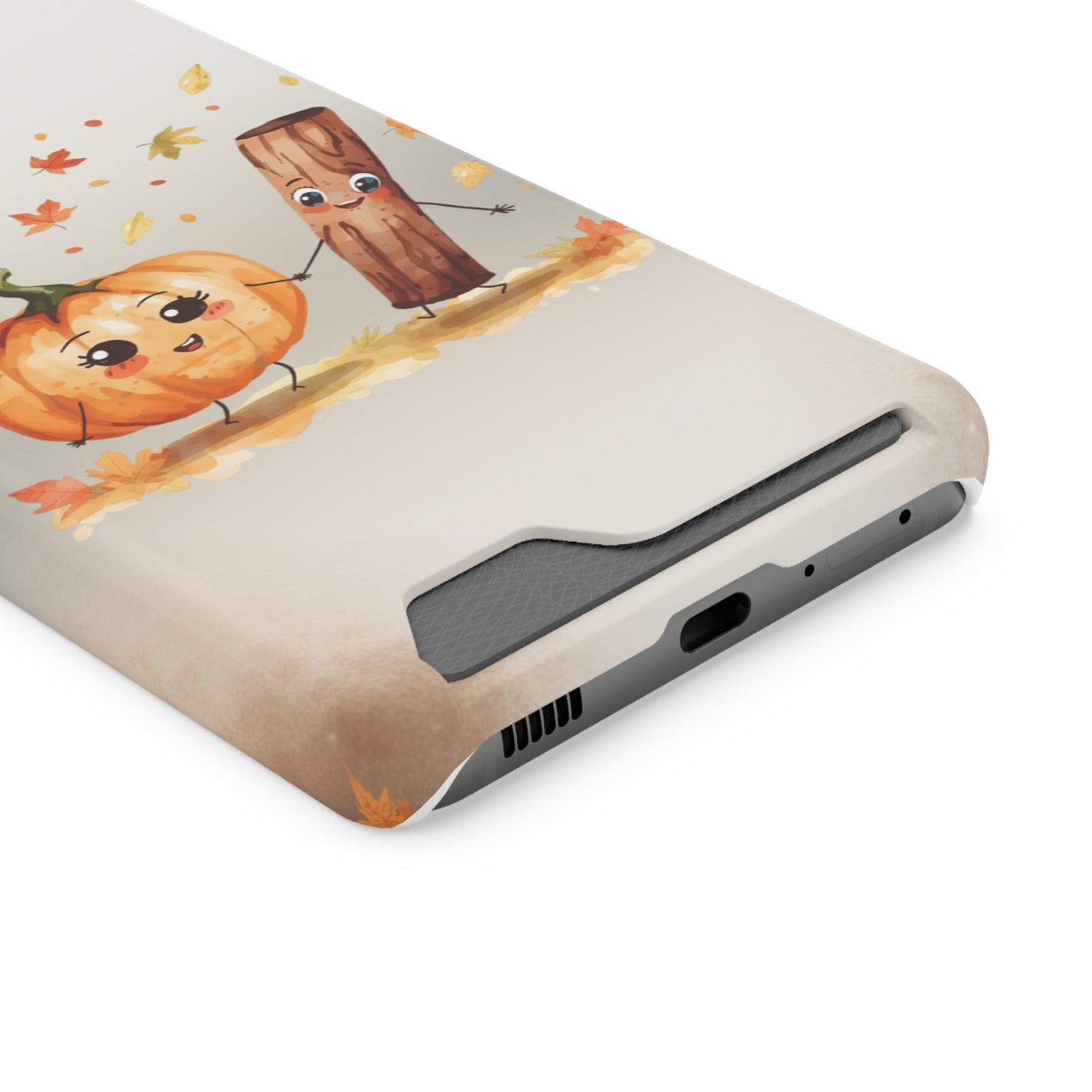 Phone Case - Pumpkin & Spice Card Holder