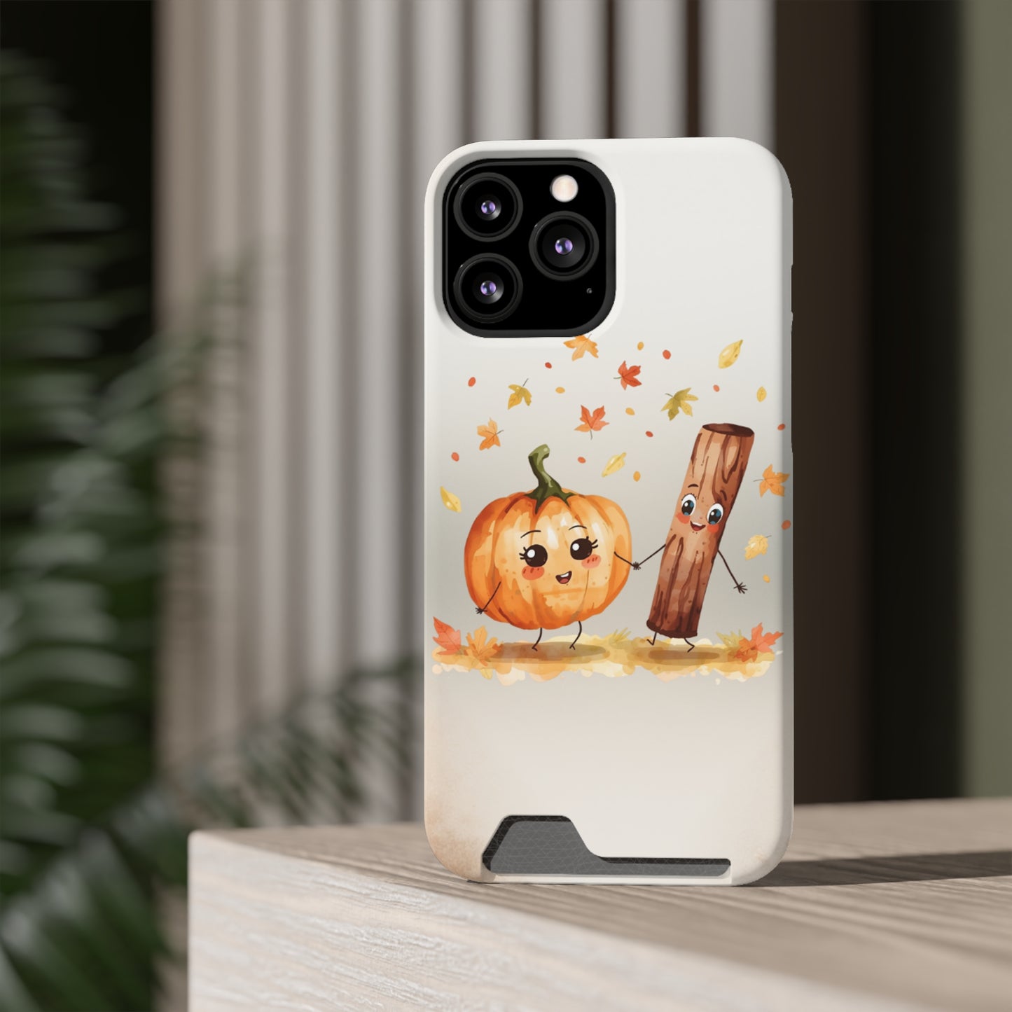 Phone Case - Pumpkin & Spice Card Holder