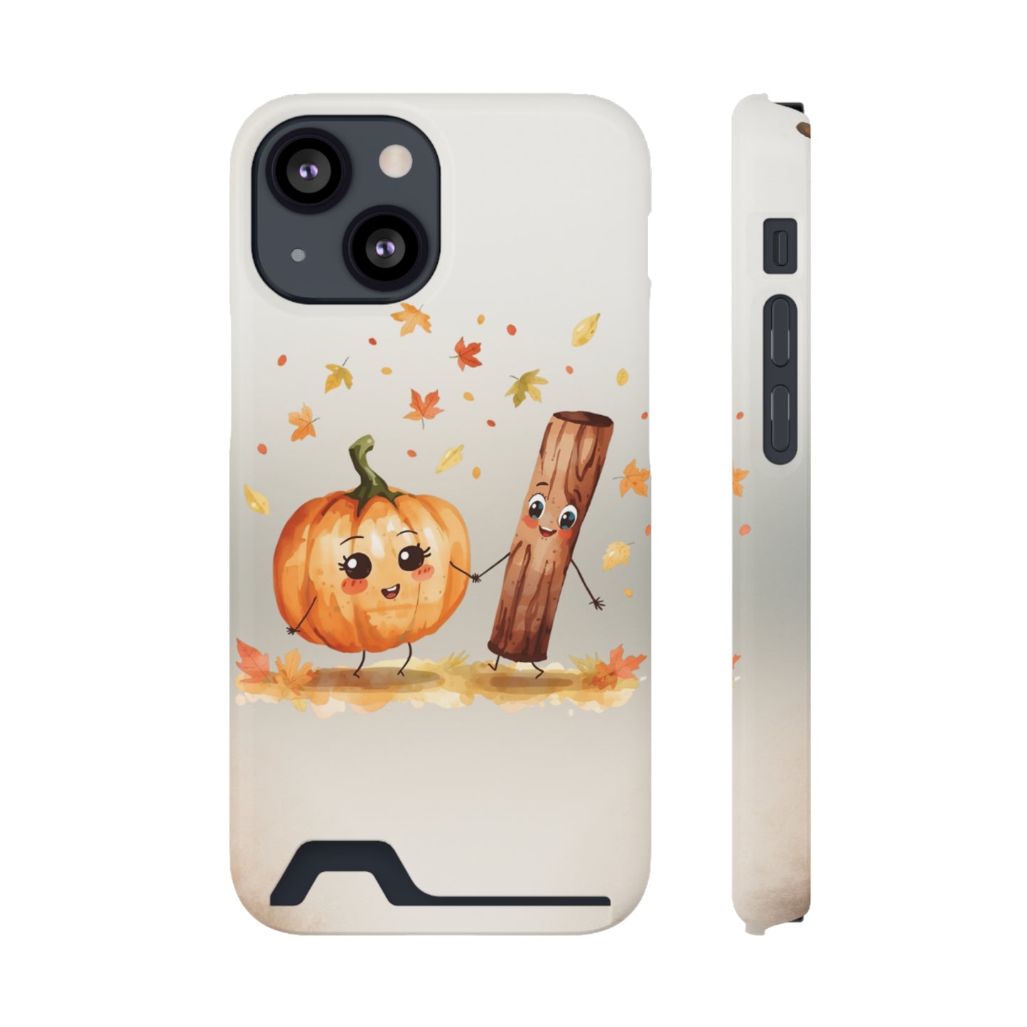 Phone Case - Pumpkin & Spice Card Holder