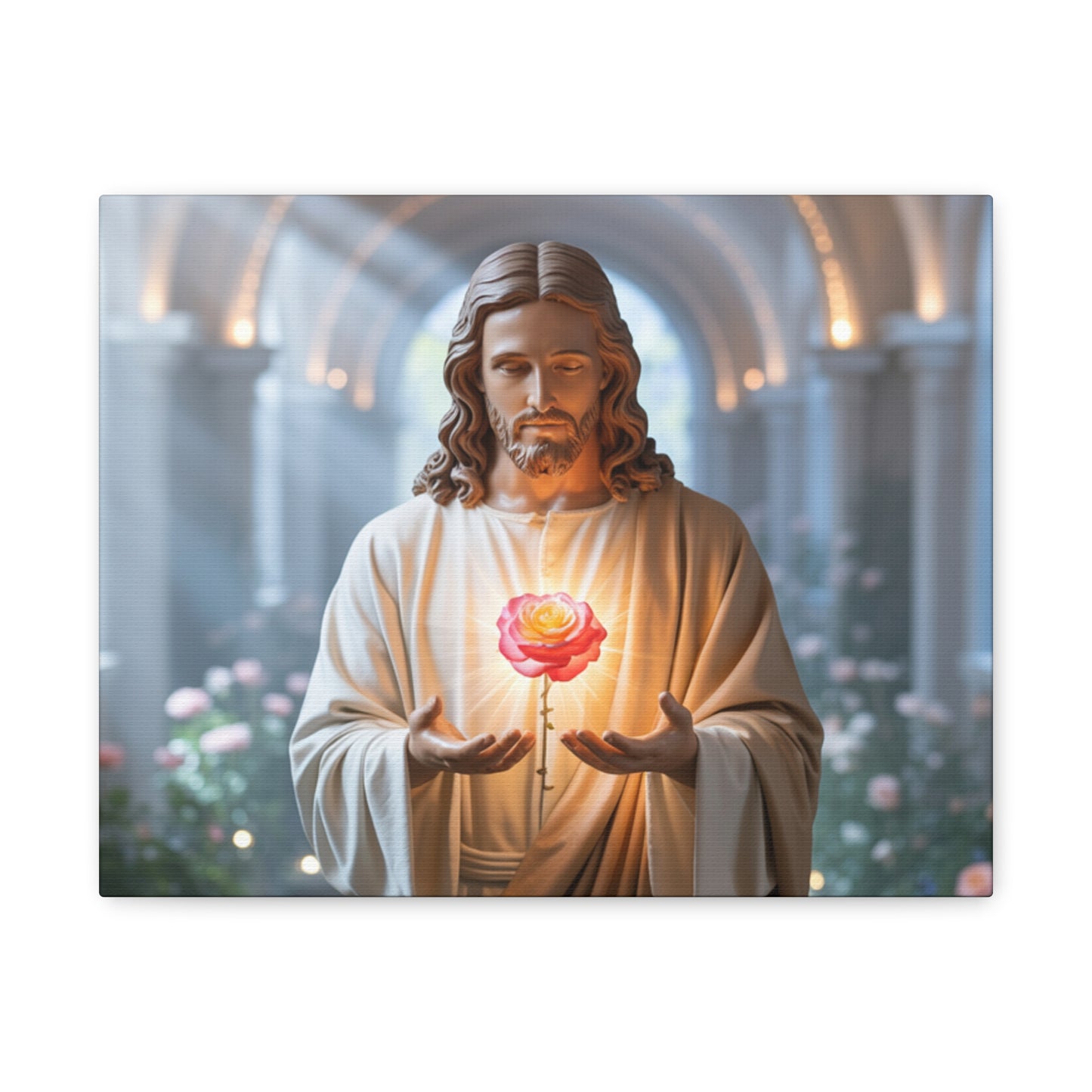 Inspirational Jesus Canvas Art, Religious Wall Decor, Faith-Based Home Decoration, Spiritual Gift for Believers, Church Wall Hanging, [...]