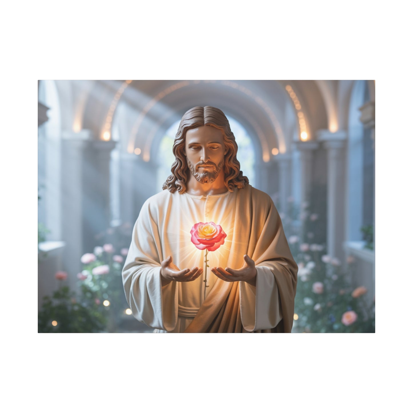 Inspirational Jesus Canvas Art, Religious Wall Decor, Faith-Based Home Decoration, Spiritual Gift for Believers, Church Wall Hanging, [...]