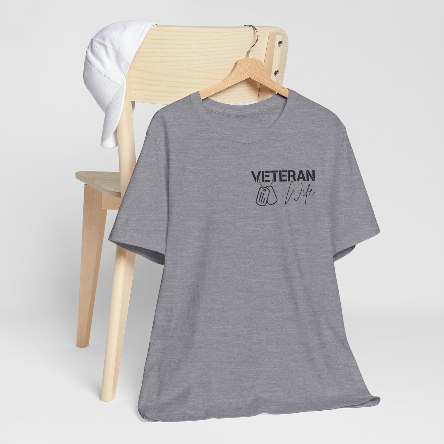 Veteran Wife T-Shirt — Proud Military Spouse Tee
