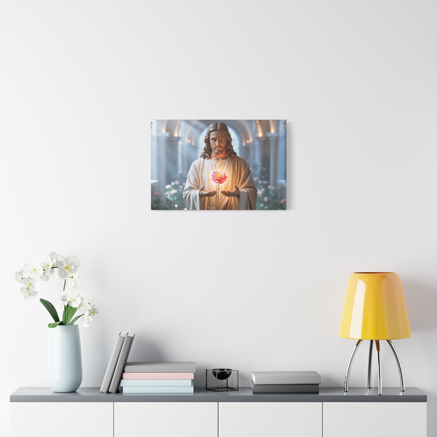 Inspirational Jesus Canvas Art, Religious Wall Decor, Faith-Based Home Decoration, Spiritual Gift for Believers, Church Wall Hanging, [...]