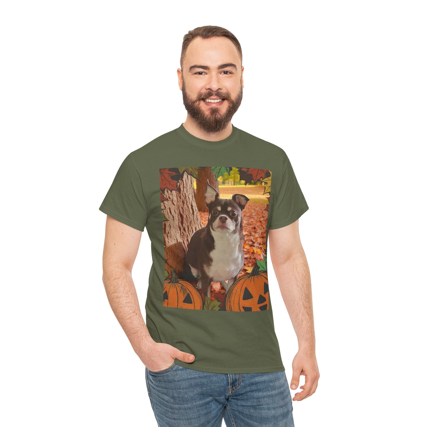 Fall Dog Unisex Tee, Dog Lovers Fall Shirt