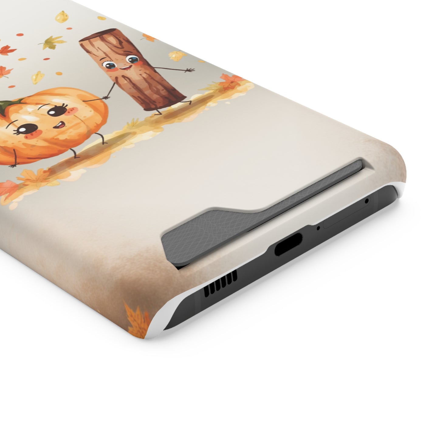 Phone Case - Pumpkin & Spice Card Holder