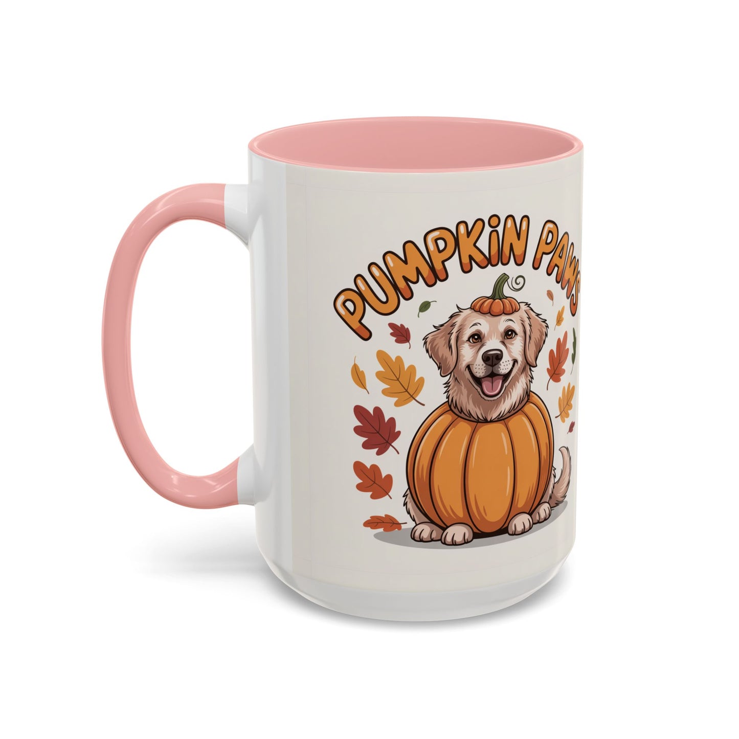 Fall Pumpkin Paws Coffee Mug, Dog Lover Gift, Autumn Home Decor, Cute Pet Mug, Halloween Coffee Cup, Seasonal Drinkware