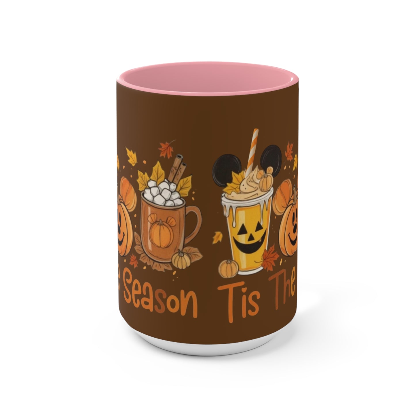 Festive Fall Accent Mugs | Halloween Coffee Cup, Autumn Drinkware, Seasonal Gift, Cozy Mug, Cute Kitchen Decor