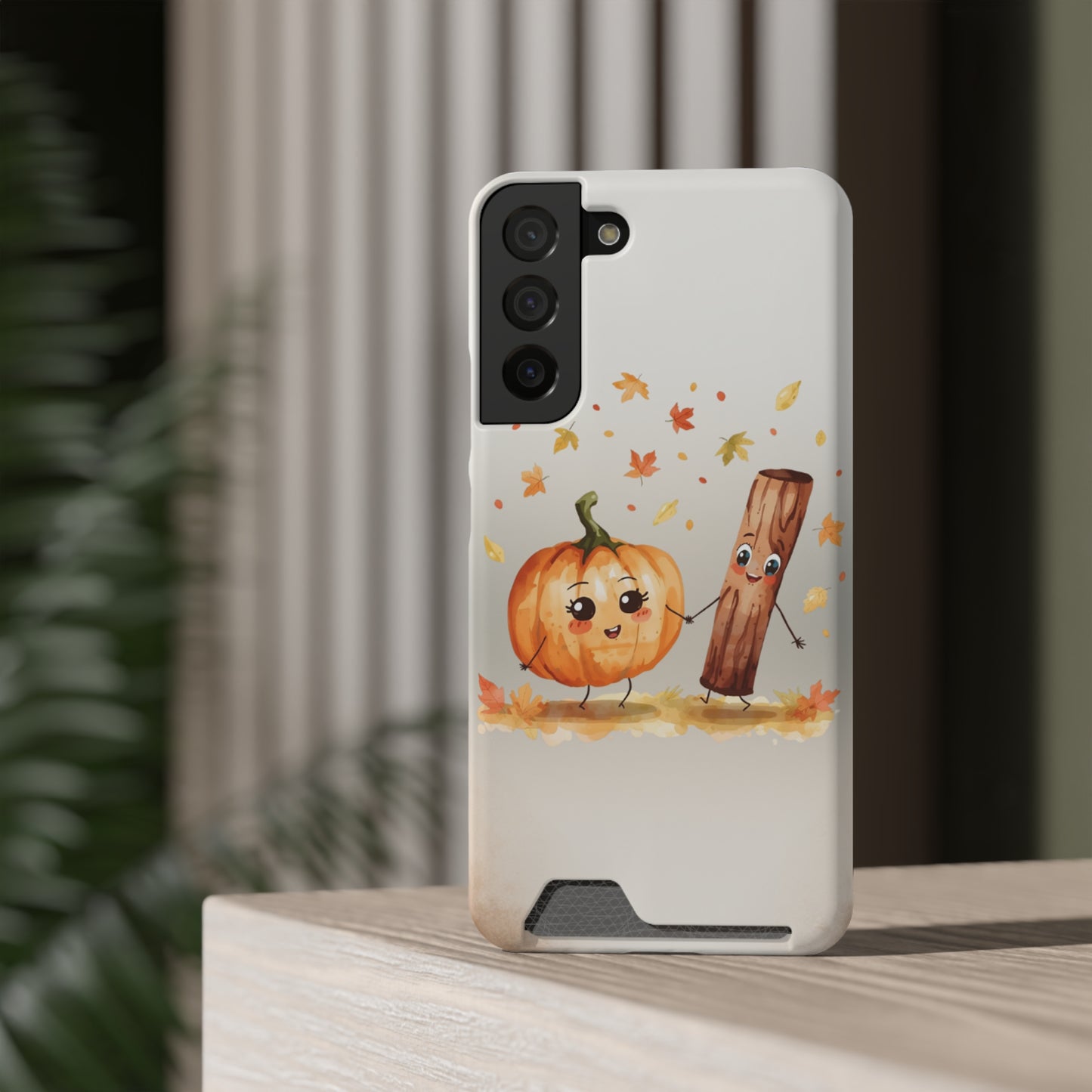 Phone Case - Pumpkin & Spice Card Holder