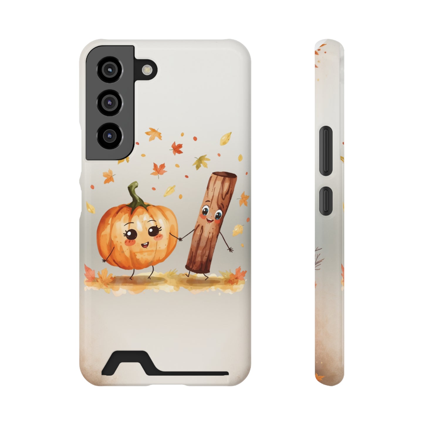 Phone Case - Pumpkin & Spice Card Holder