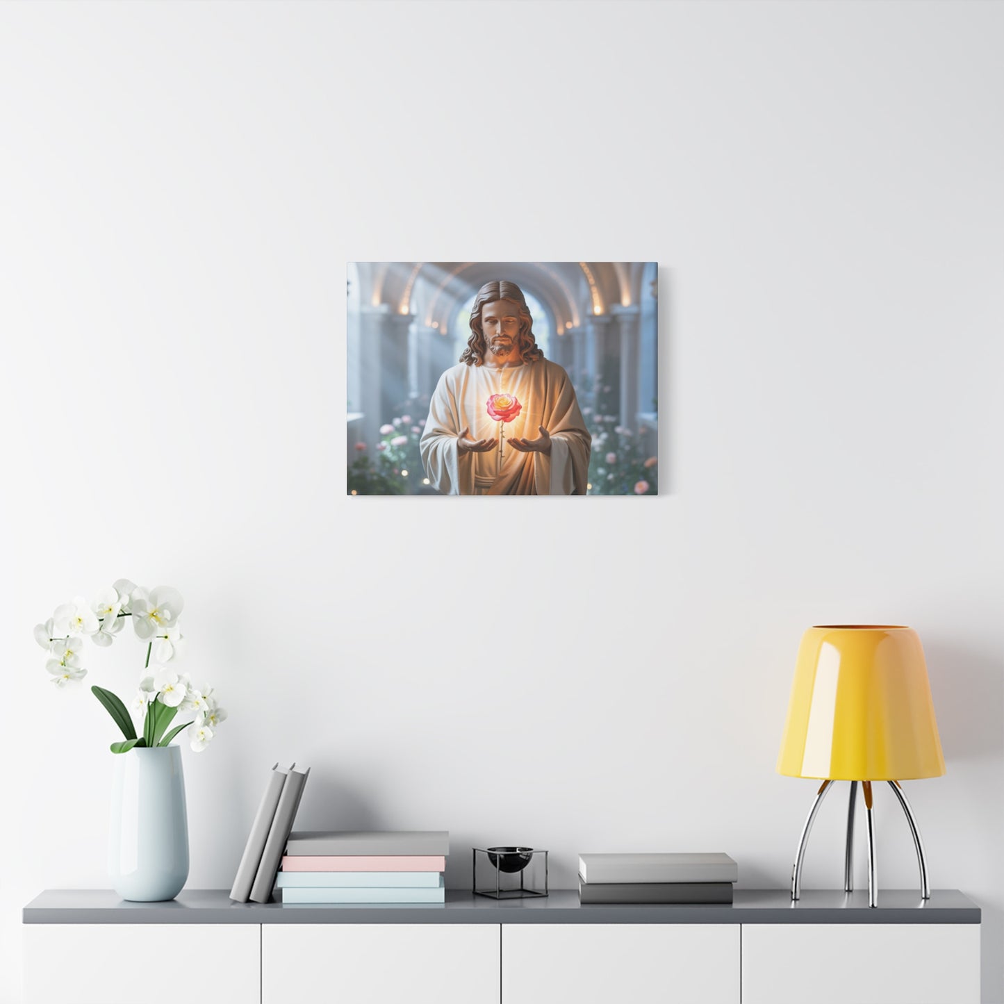 Inspirational Jesus Canvas Art, Religious Wall Decor, Faith-Based Home Decoration, Spiritual Gift for Believers, Church Wall Hanging, [...]