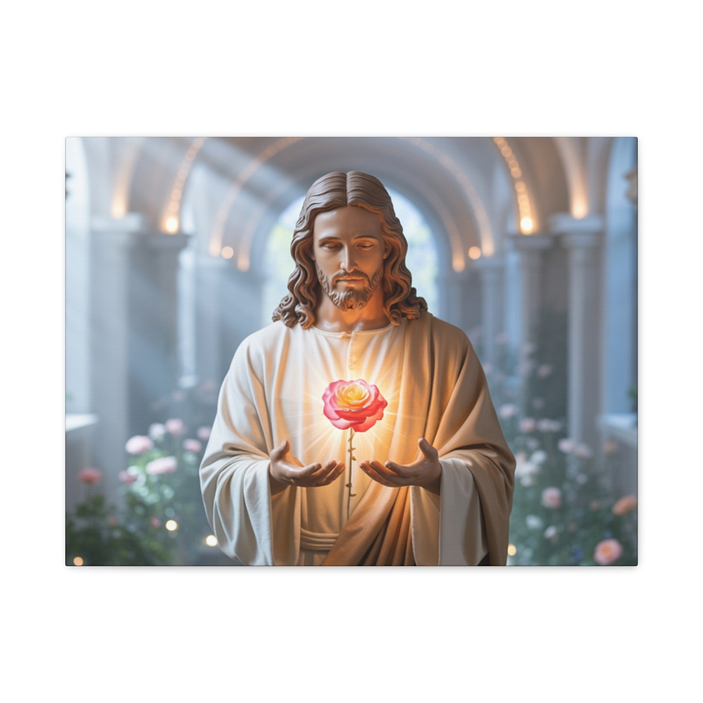 Inspirational Jesus Canvas Art, Religious Wall Decor, Faith-Based Home Decoration, Spiritual Gift for Believers, Church Wall Hanging, [...]