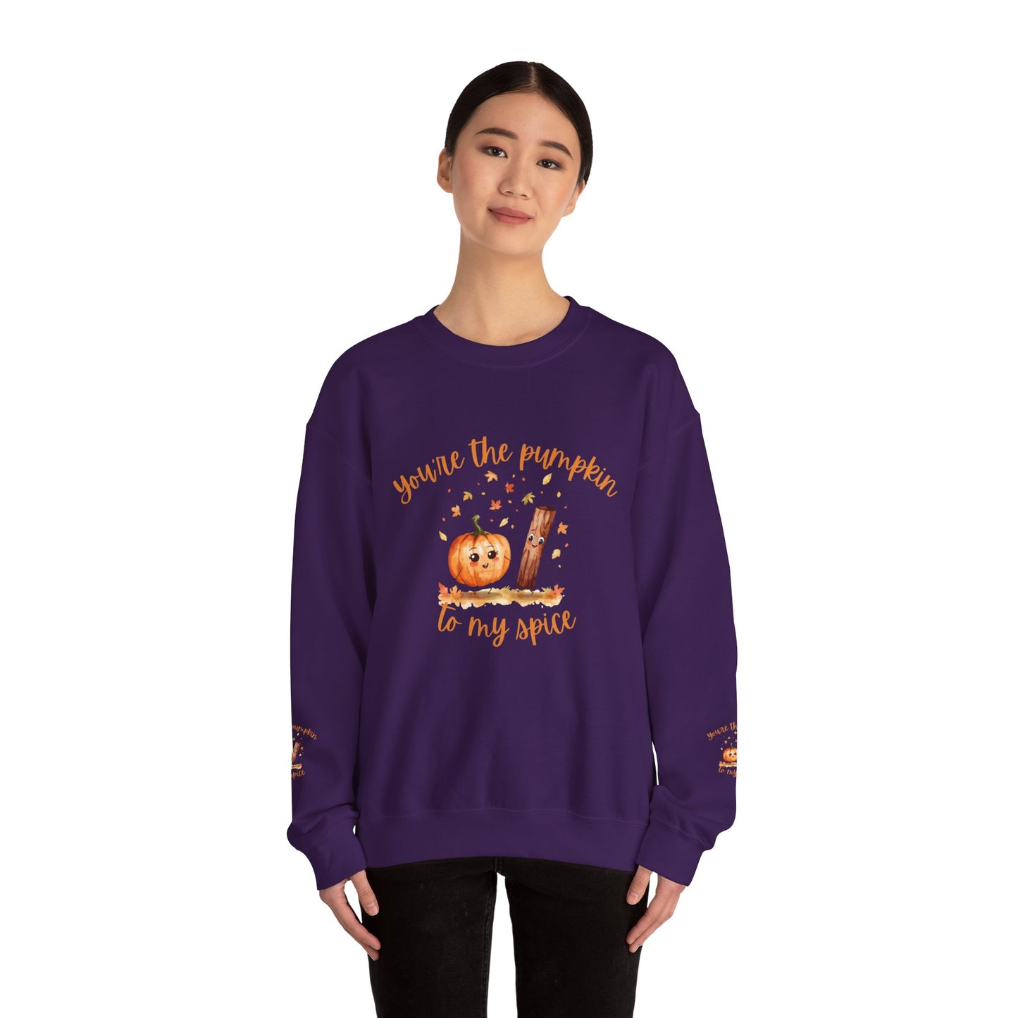 Pumpkin Spice Sweatshirt - Cozy Fall Crewneck for Halloween, Autumn Fashion, Gifts for Her, Couples Matching Outfits, Seasonal Style