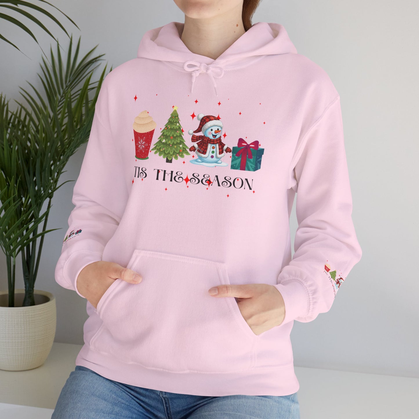 Festive Holiday Hoodie - 'Tis the Season Sweatshirt