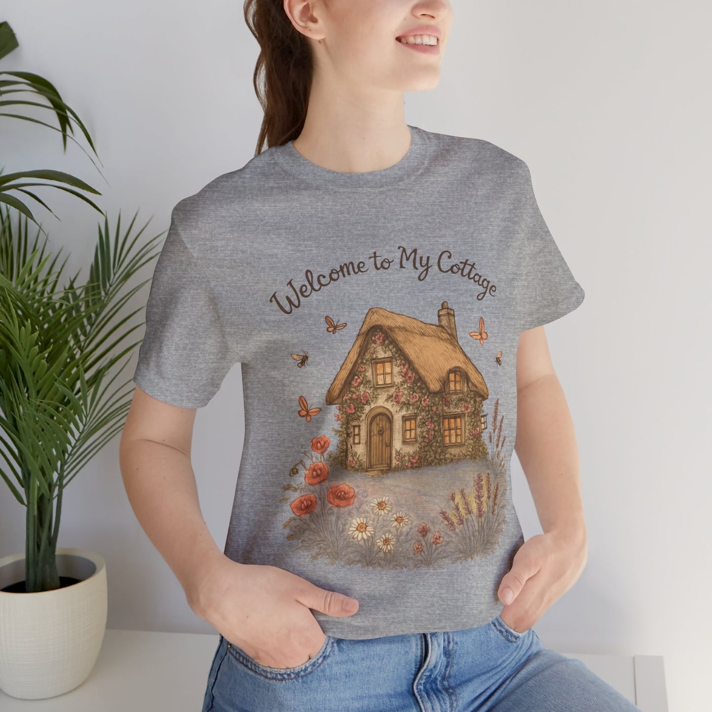 Cottage Tee - Relaxing English Countryside Short Sleeve Shirt