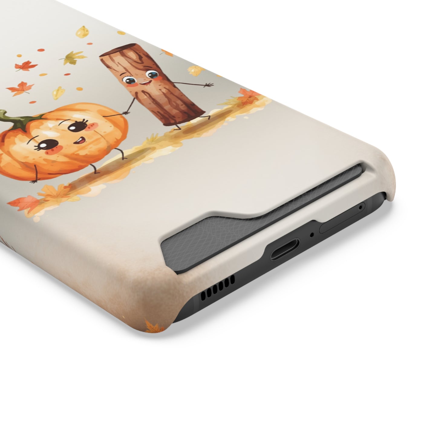 Phone Case - Pumpkin & Spice Card Holder
