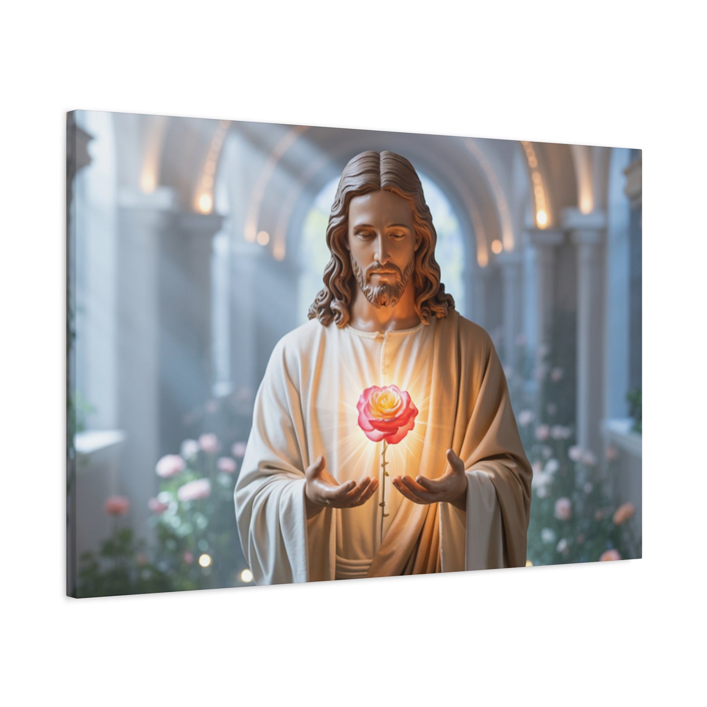 Inspirational Jesus Canvas Art, Religious Wall Decor, Faith-Based Home Decoration, Spiritual Gift for Believers, Church Wall Hanging, [...]