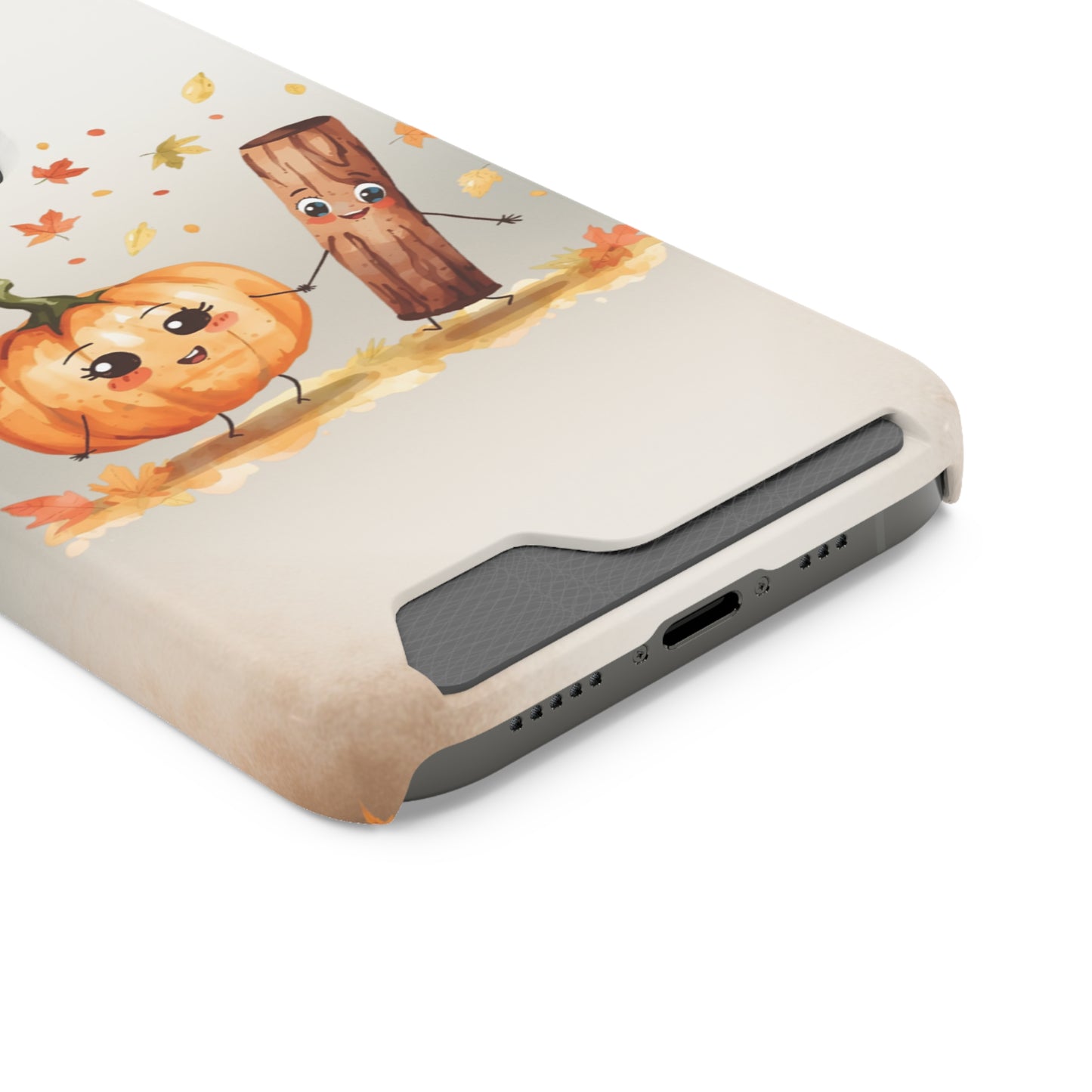 Phone Case - Pumpkin & Spice Card Holder