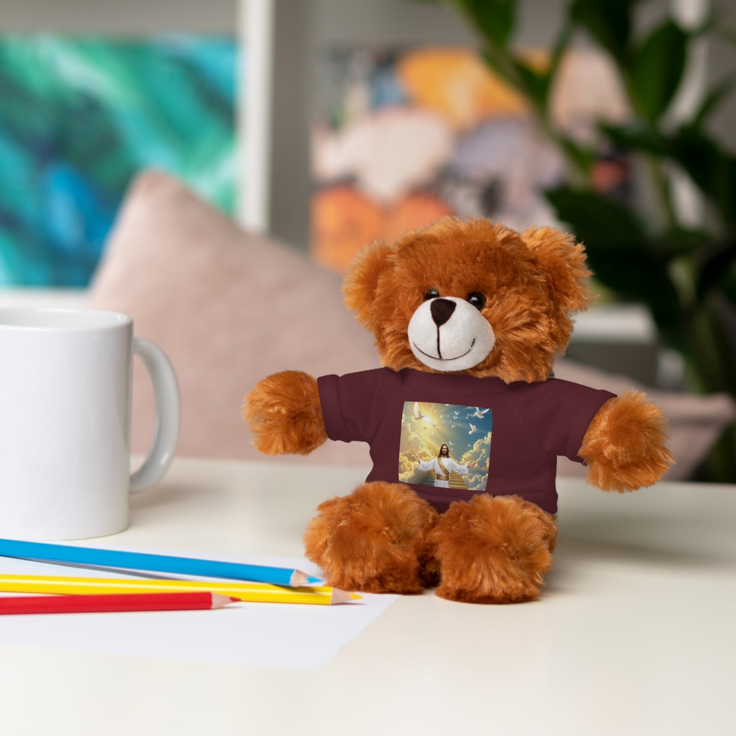 Cute Stuffed Animals with Custom Tee