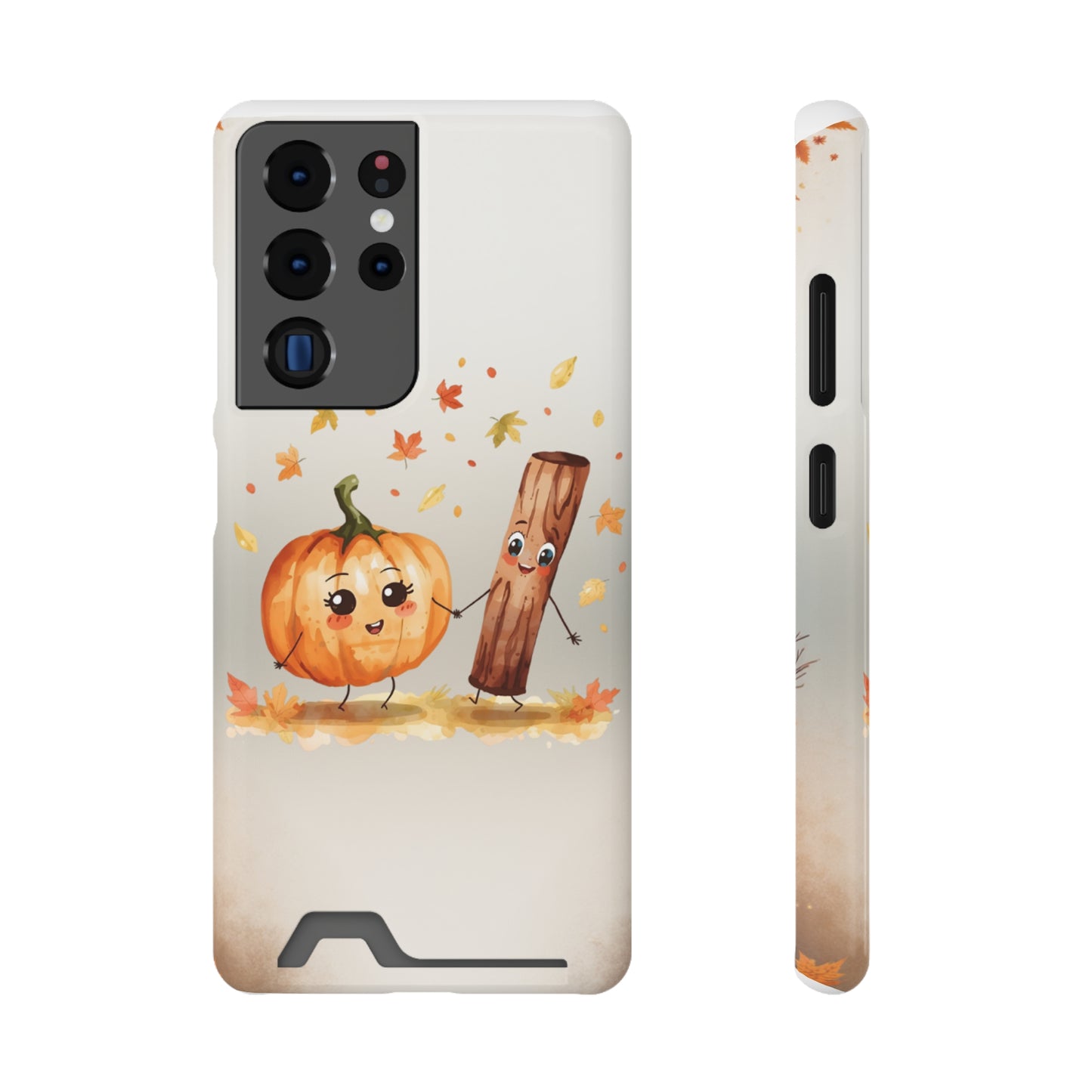 Phone Case - Pumpkin & Spice Card Holder